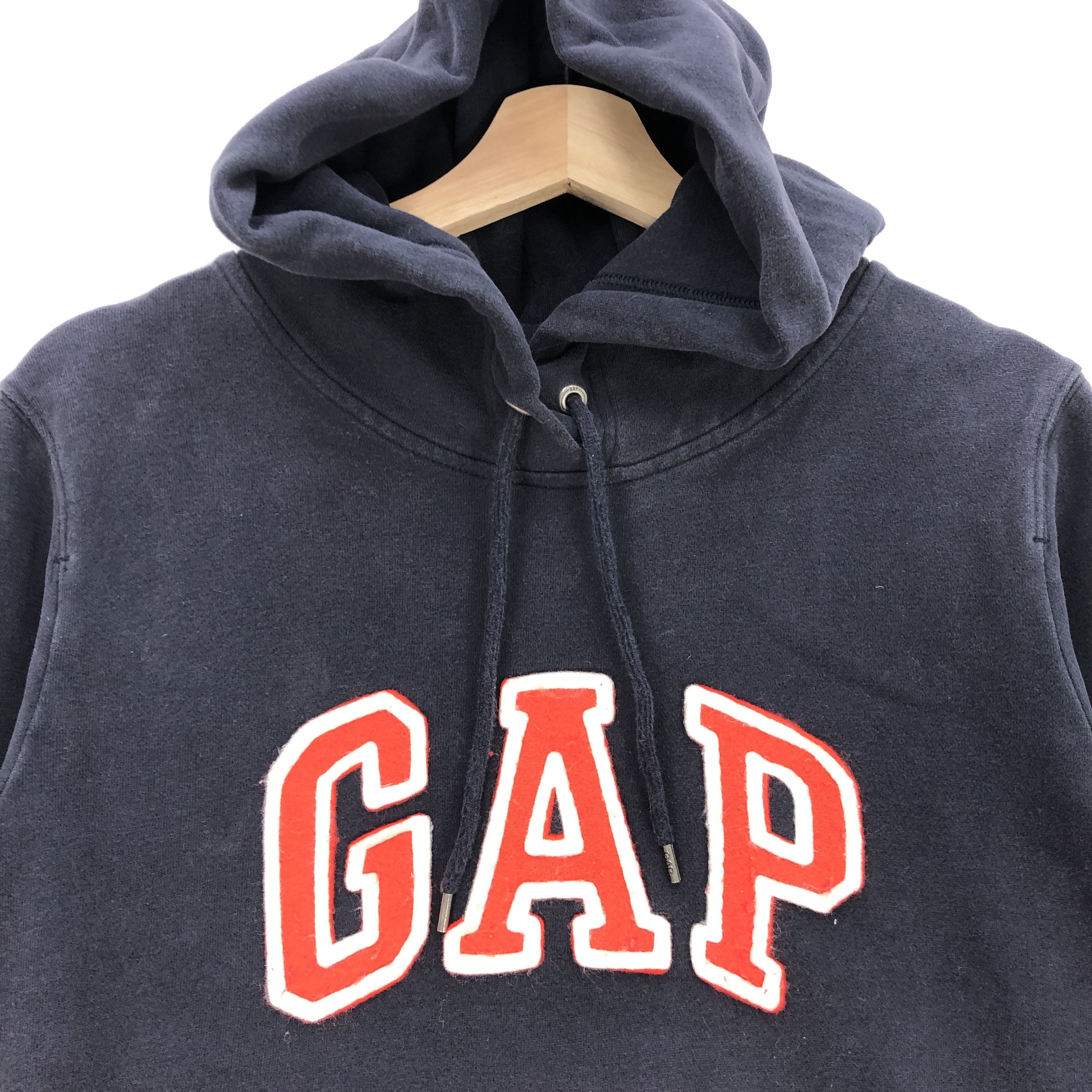 Gap × Vintage Vintage GAP Hoodie Sweatshirt GAP Sweater Jumper Hooded Size US L / EU 52-54 / 3 - 3 Thumbnail