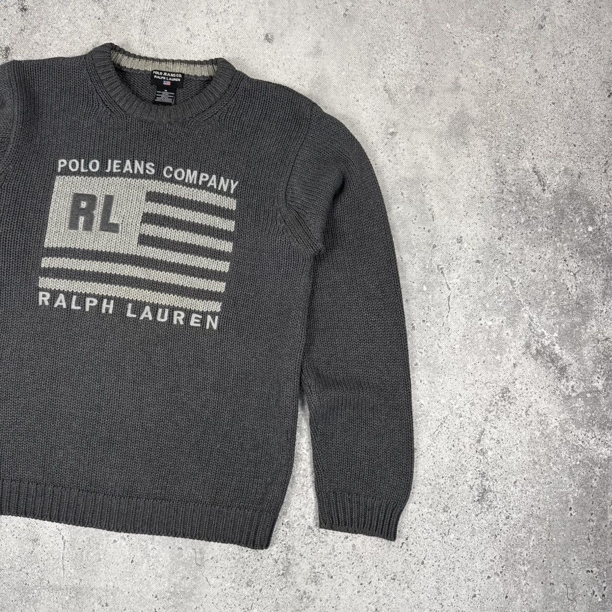Polo Ralph Lauren Polo Jeans Co. Ralph Lauren Big Logo Knitted Cotton Sweater Size US M / EU 48-50 / 2 - 3 Thumbnail