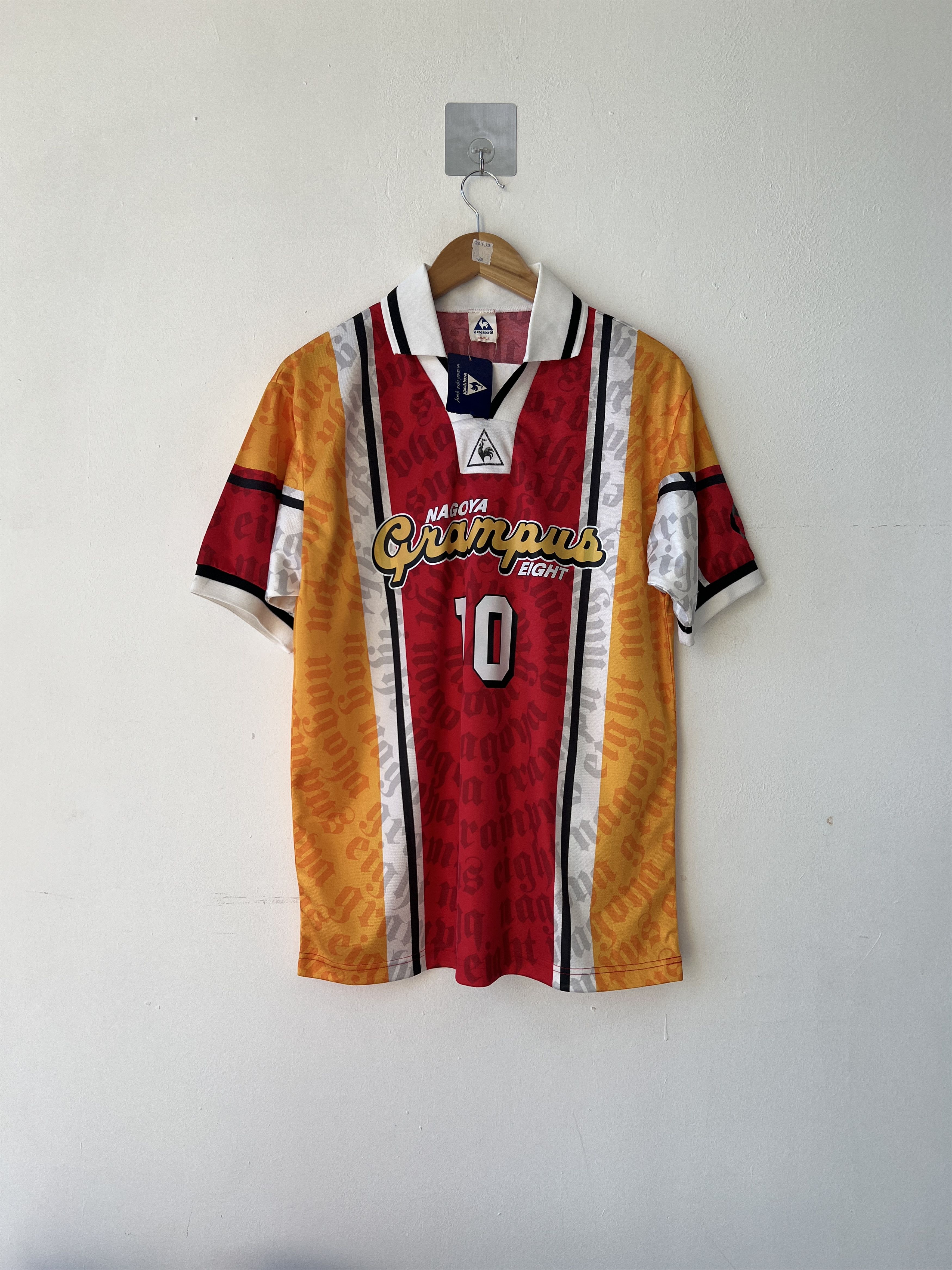 Le Coq Sportif (M) Nagoya Grampus 1998-99 Home Kit Stojkovic #10 (NEW) Size US M / EU 48-50 / 2 - 1 Thumbnail