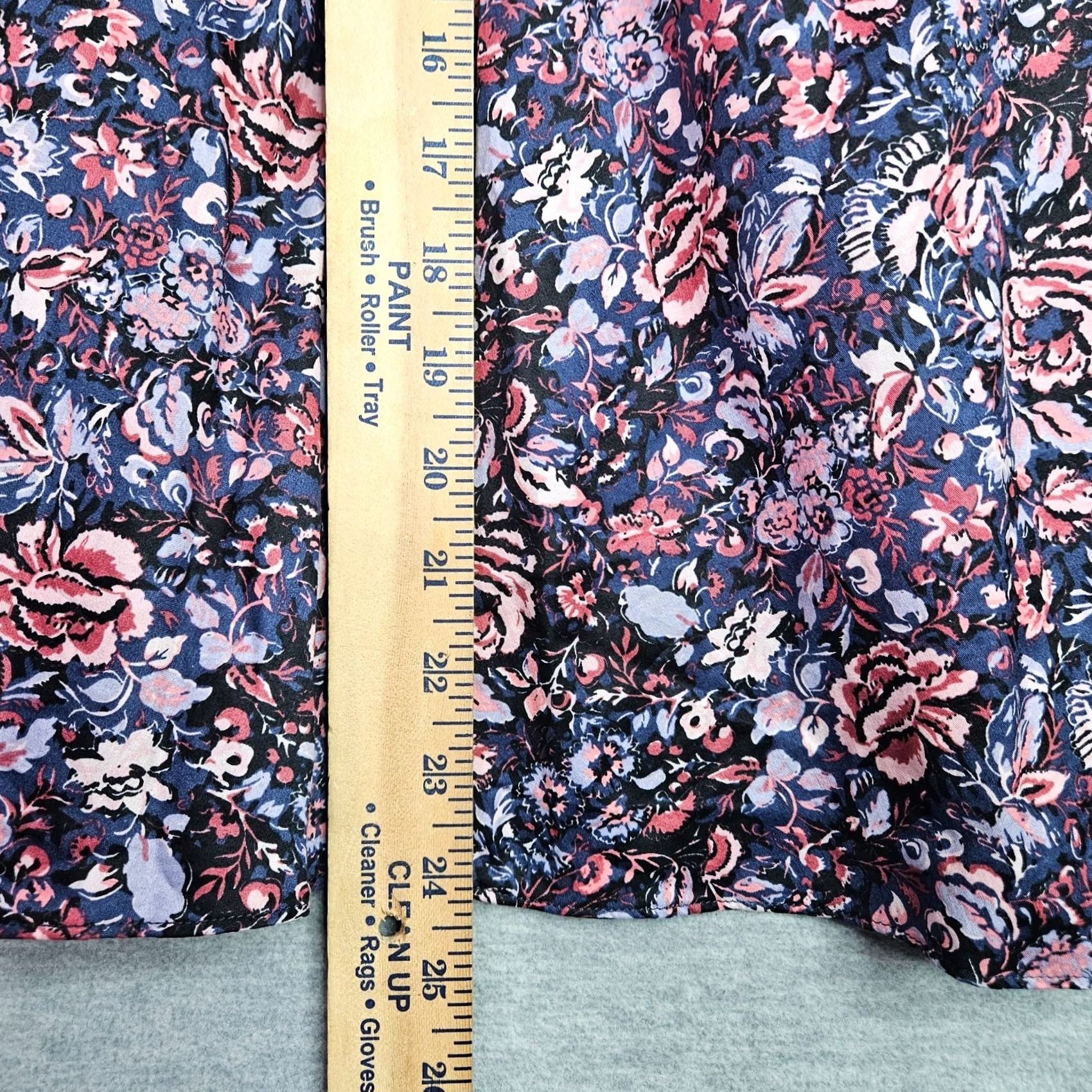 Rebecca Taylor Rebecca Taylor Women's Floral Printed Long Sleeve Cotton Shirt Sz L LA VIE Size L / US 10 / IT 46 - 5 Thumbnail