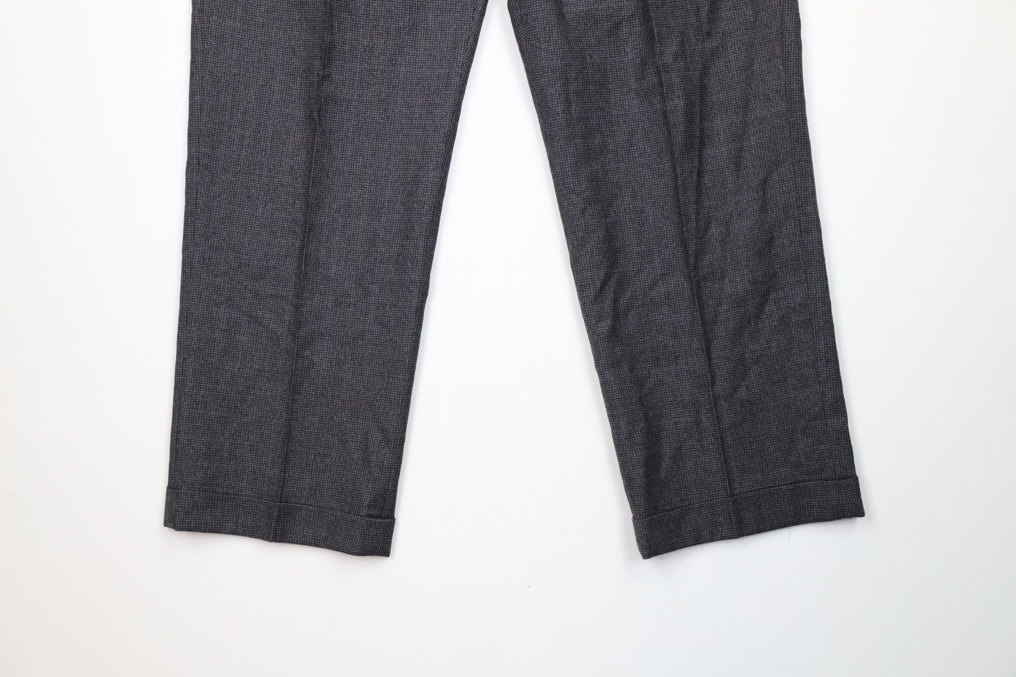 Ralph Lauren × Vintage Vintage Ralph Lauren Houndstooth Wide Leg Chino Pants Size US 34 / EU 50 - 4 Thumbnail