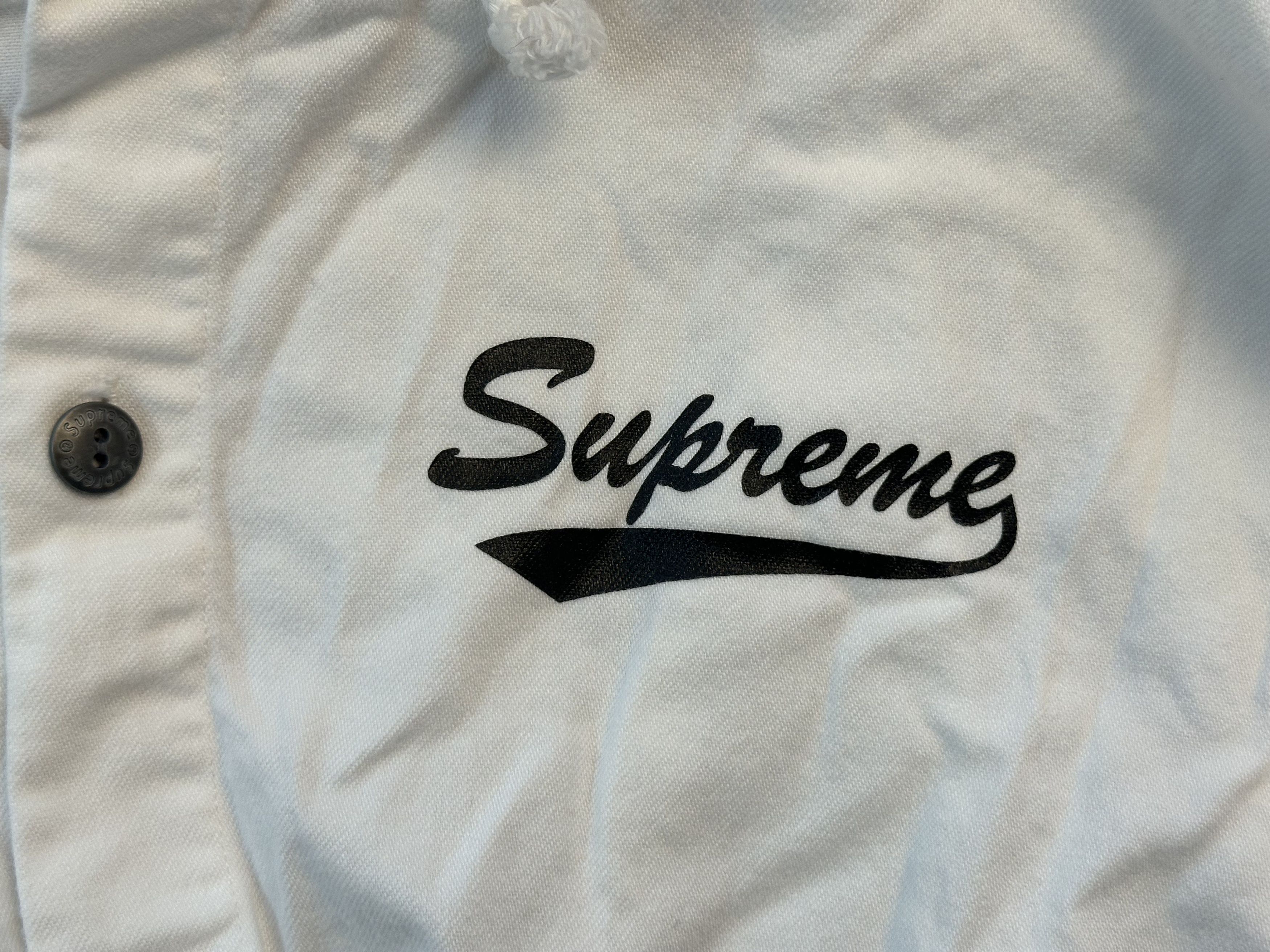 Supreme Supreme Hooded Shirt White SS17 Size US L / EU 52-54 / 3 - 4 Thumbnail