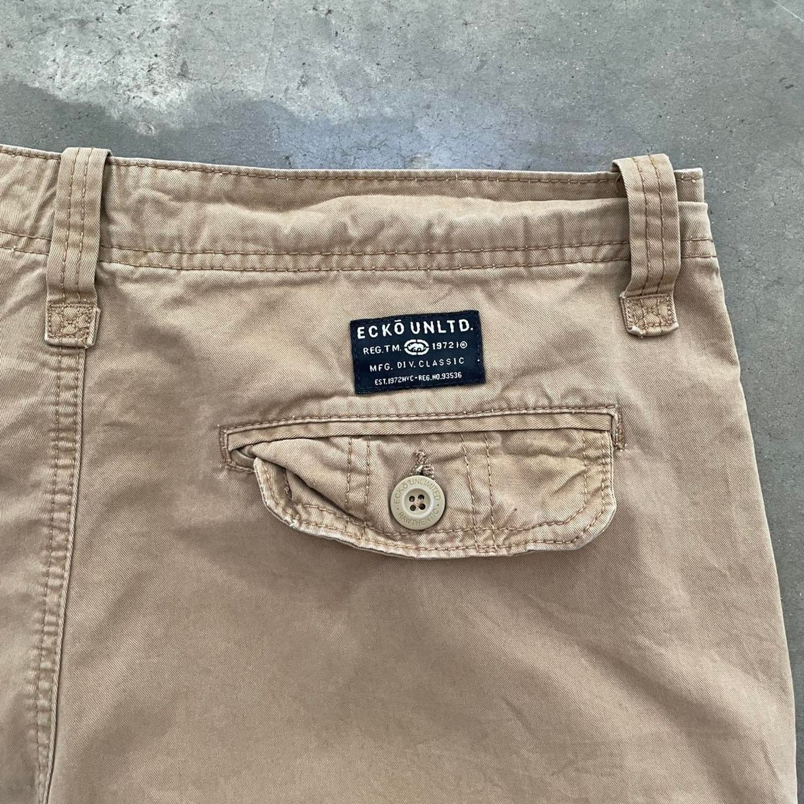Ecko Unltd. Eckō Unltd. Tan Cargo Shorts Size US 34 / EU 50 - 5 Thumbnail