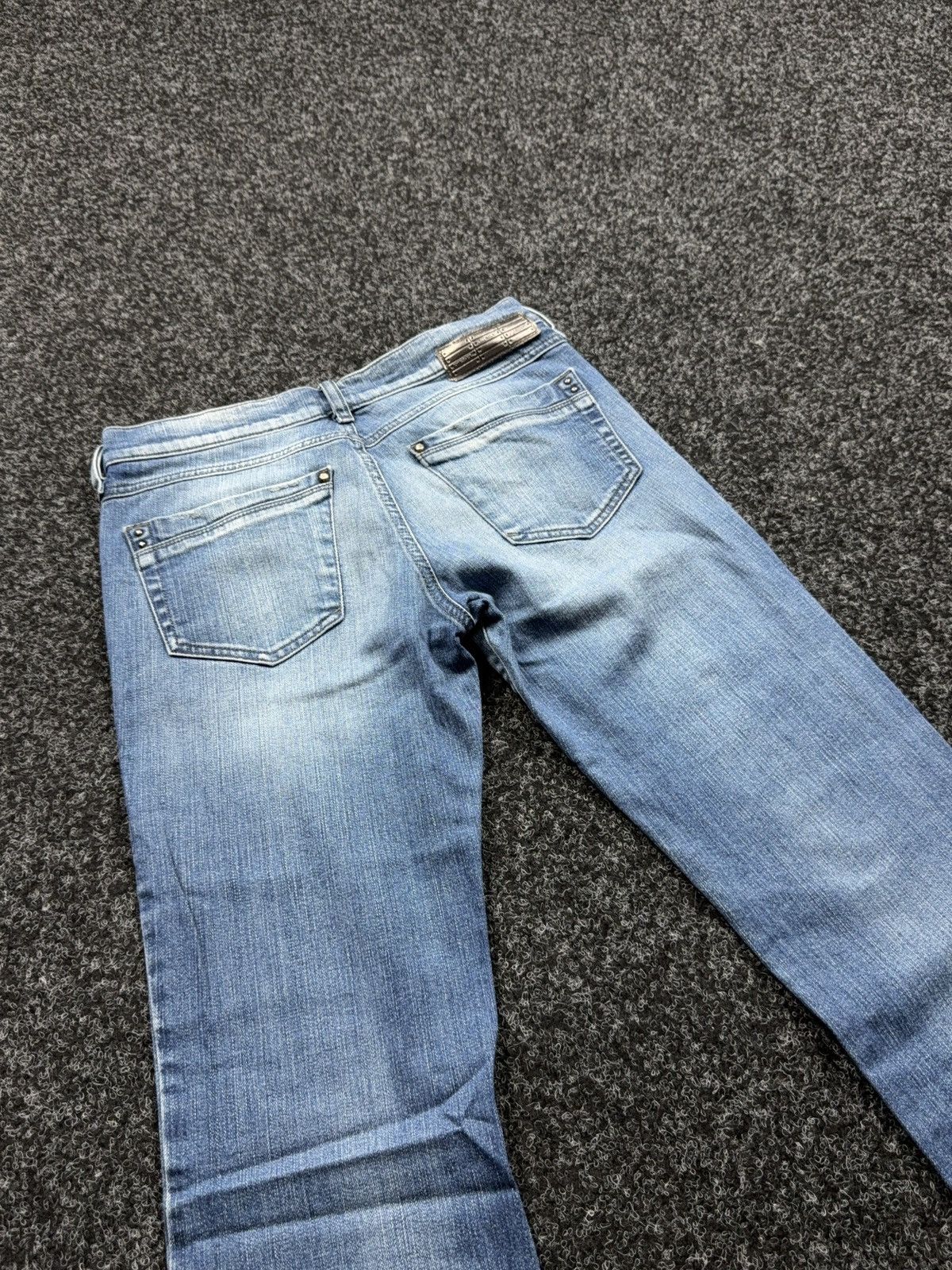 Diesel Luxury Retro 00s Diesel Ronhoir Low Rise Bootcut Jeans Y2K Size 28" / US 6 / IT 42 - 18 Thumbnail