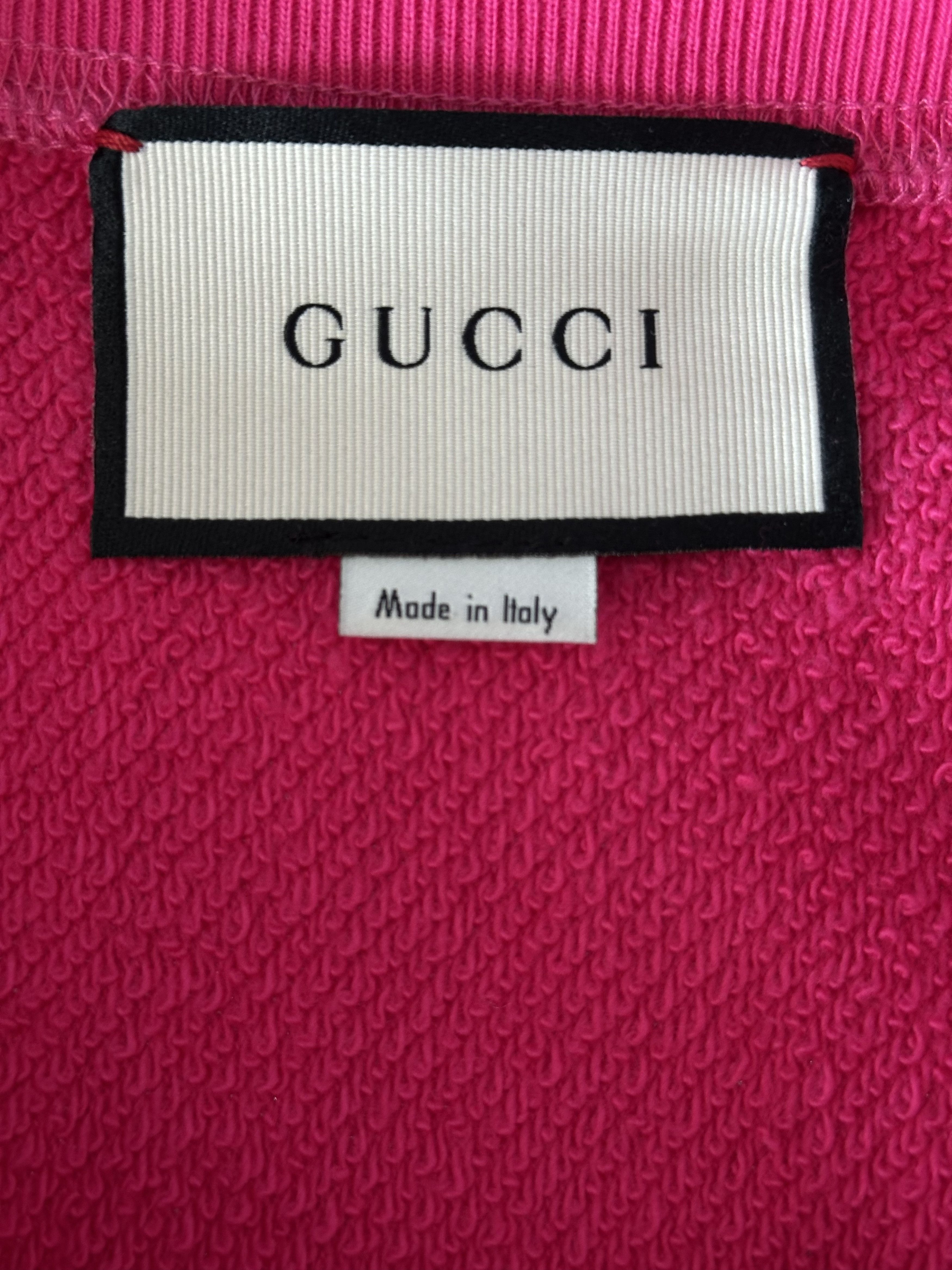 Gucci Gucci Pink Bootleg logo Sweater Size US S / EU 44-46 / 1 - 3 Thumbnail