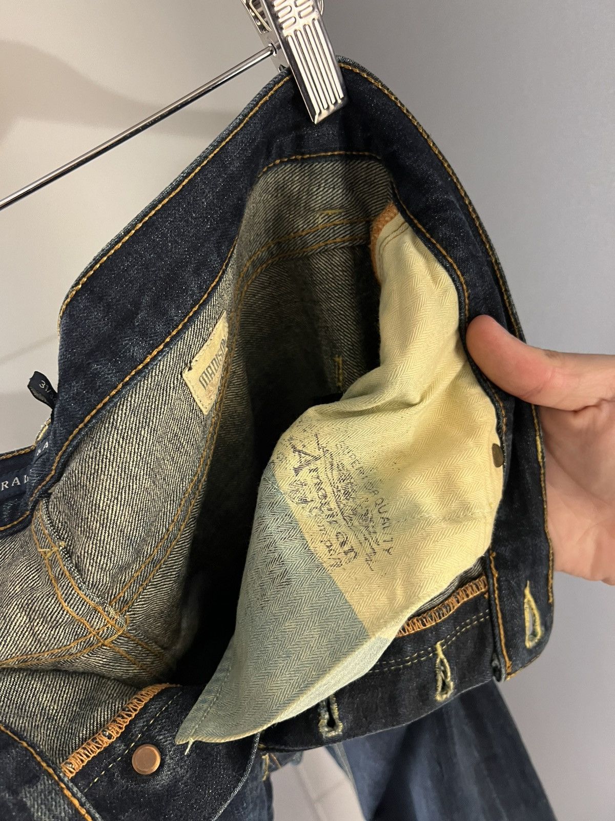 Polo Ralph Lauren VINTAGE POLO RALPH LAUREN DENIM SELVEDGE JAPAN JEANS RETRO CASUAL DESIGNER Y2K 90s Size US 31 - 14 Thumbnail