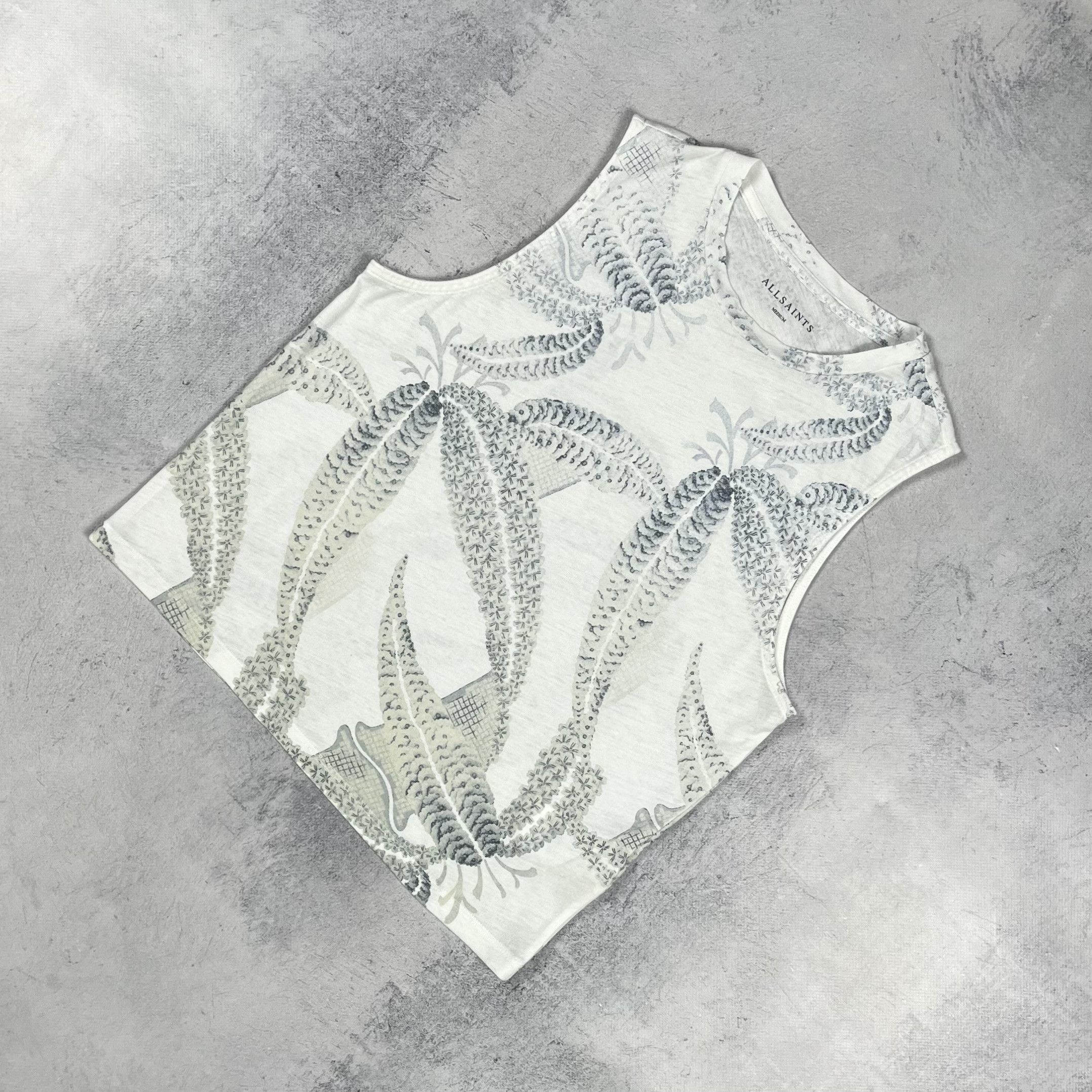 Allsaints Designer AllSaints Fuji Eli Floral Ladies Tank-Top Sleveless Size M / US 6-8 / IT 42-44 - 1 Thumbnail