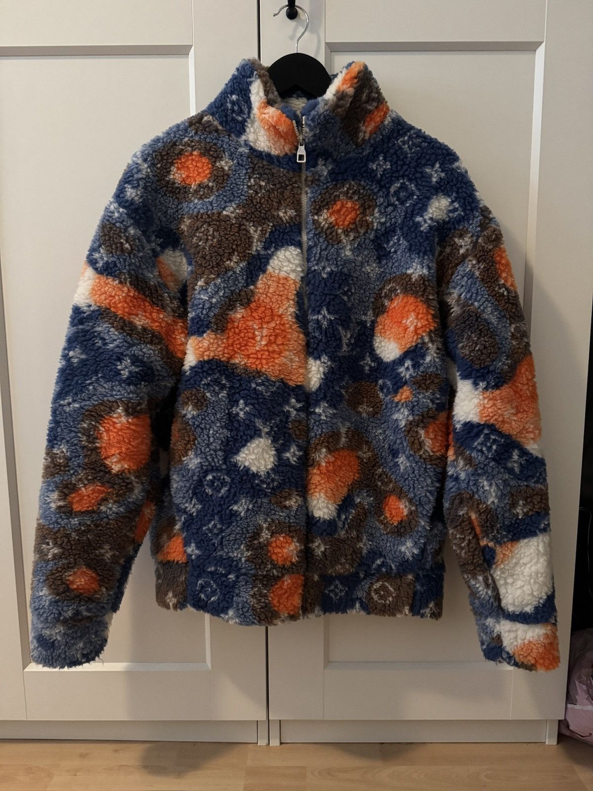 Louis Vuitton Jacquard Camo Fleece Blouson size L