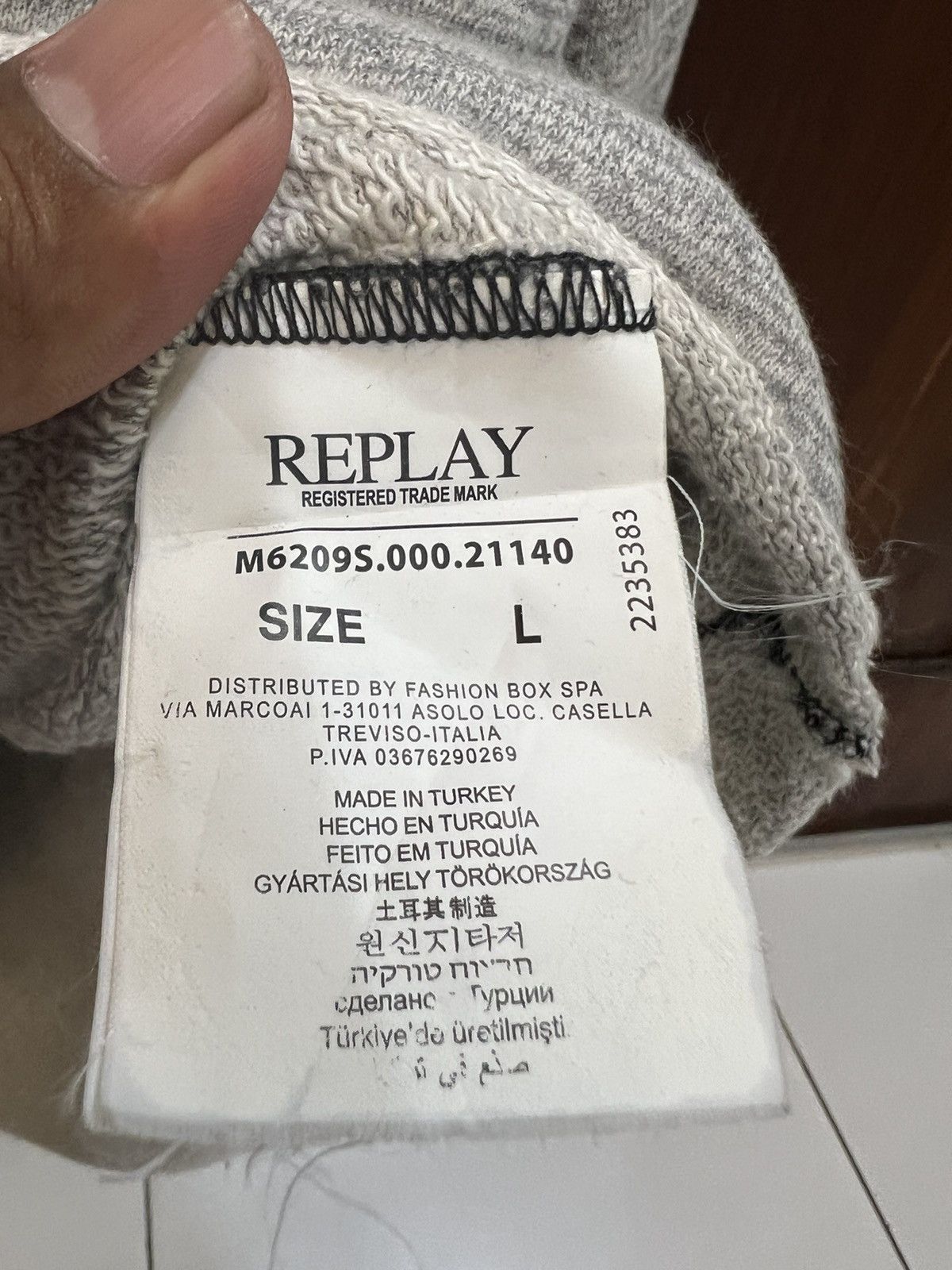 Replay Vintage Reply Sweatshirt Size US L / EU 52-54 / 3 - 7 Thumbnail