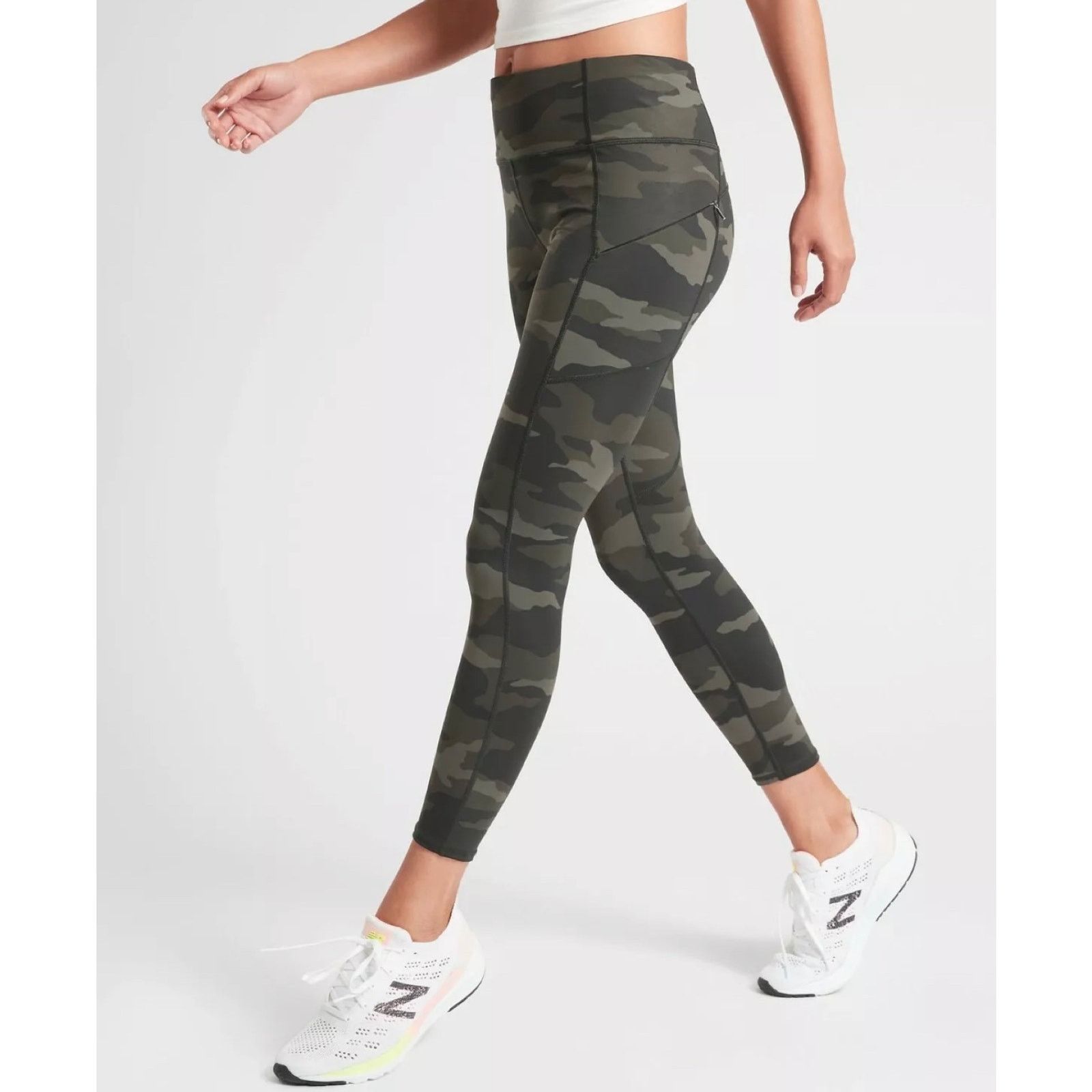 Athleta Athleta Camo Contender 7/8 Tight High Rise Leggings XXS Size 25" / US 0 / IT 36 - 2 Thumbnail