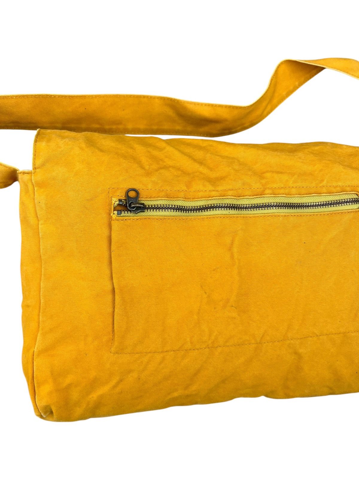 Vintage Ateliers Penelope Dirty Faded Canvas Messenger Bag Size ONE SIZE - 11 Thumbnail