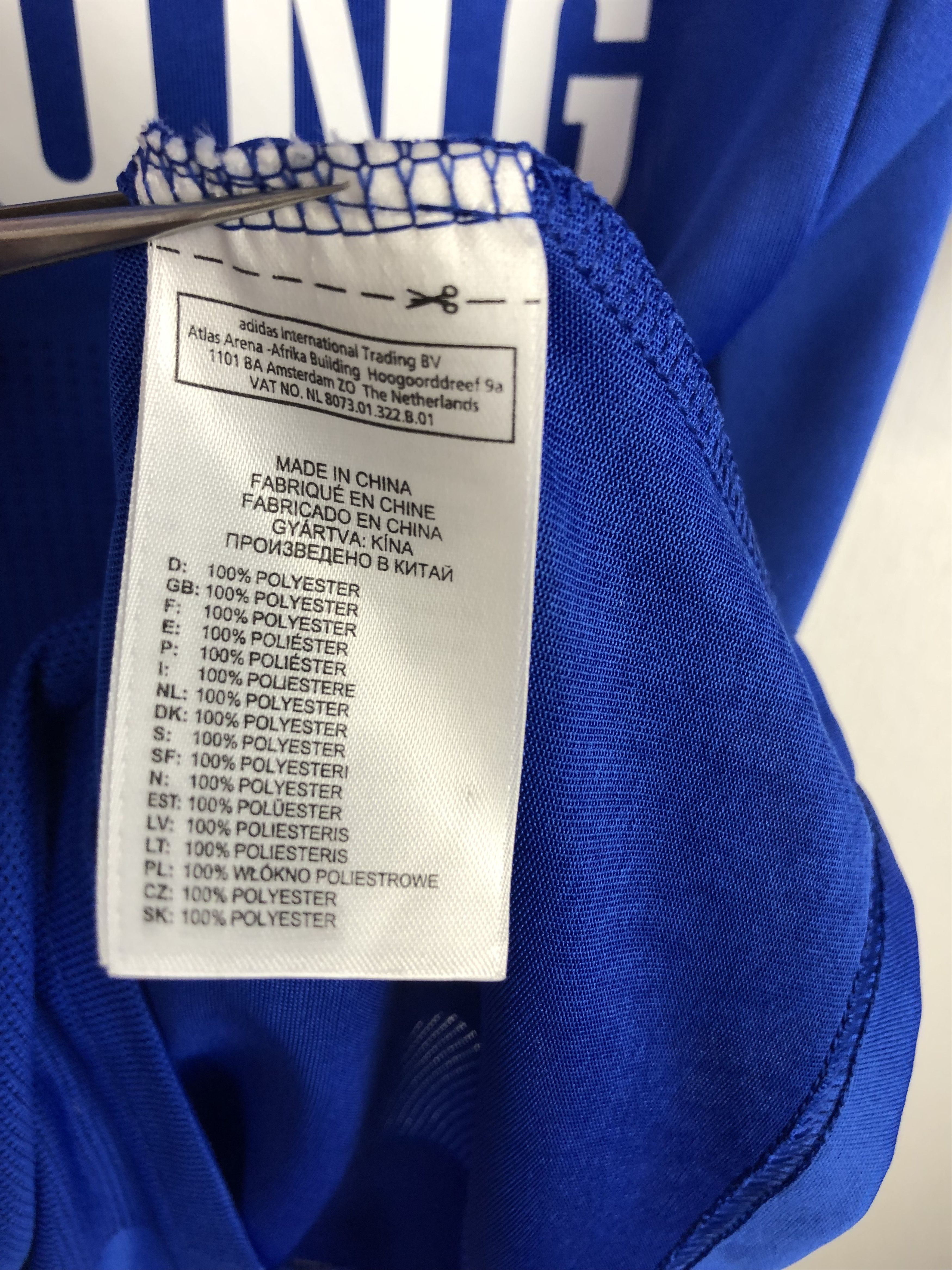 Adidas Chelsea Home football shirt 2010 Soccer Adidas Jersey Blue Size US S / EU 44-46 / 1 - 6 Thumbnail