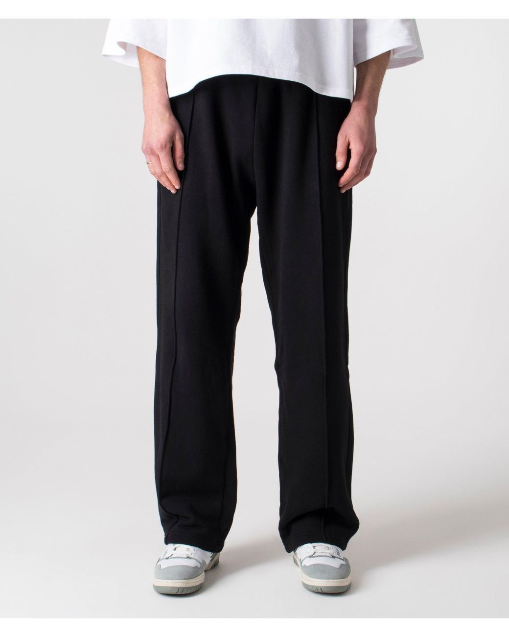 Florence Black Florence Black Black Pleated Sweatpants Size US 43 - 3 Thumbnail