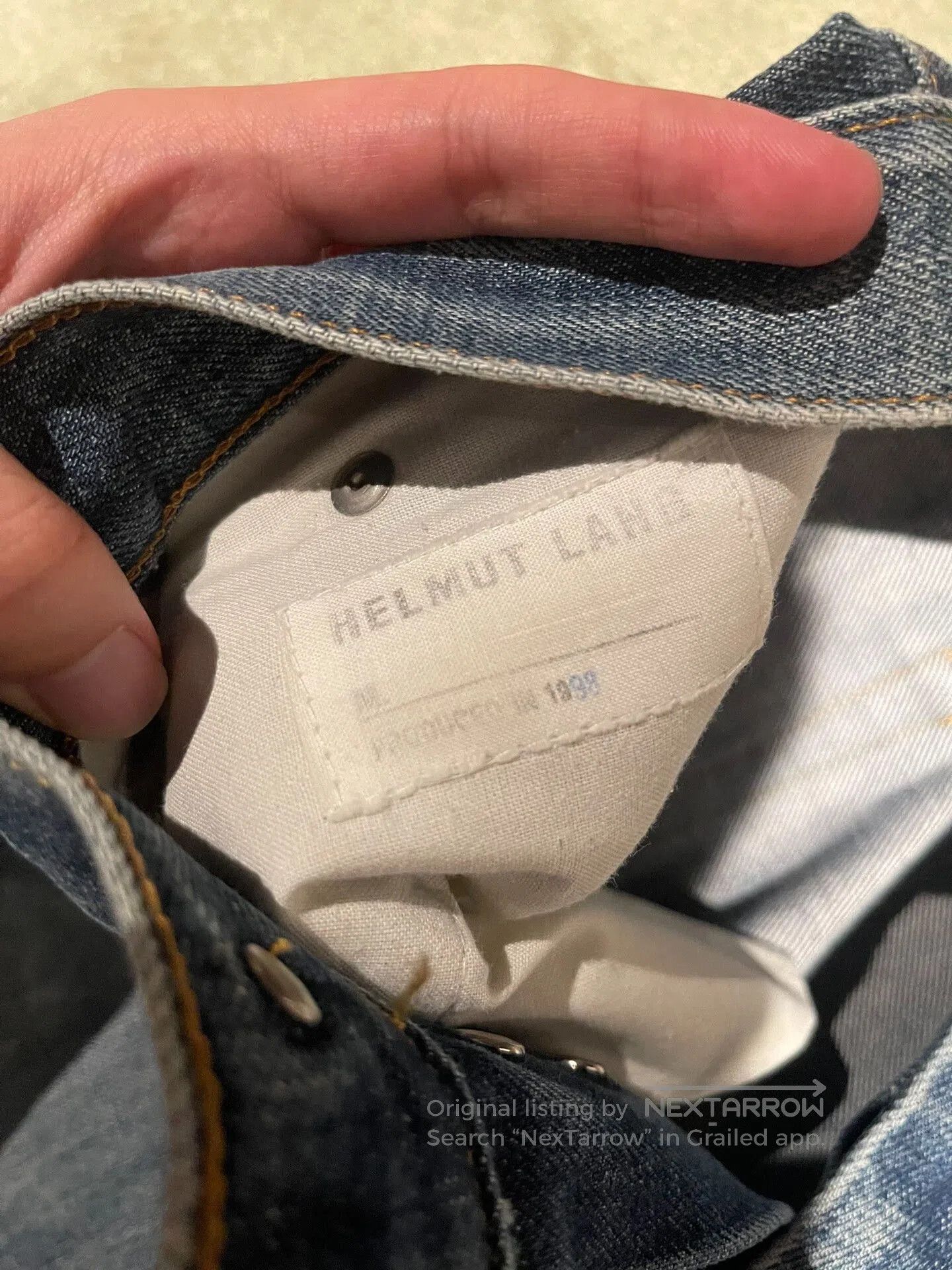 Helmut Lang Helmut Lang Distressed Denim Jeans Size 29. Size US 29 - 4 Thumbnail