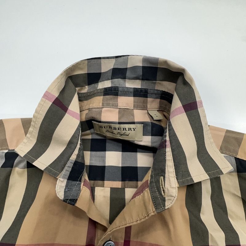 Burberry Burberry Check Long Sleeve Shirt for Men 0079 Size US S / EU 44-46 / 1 - 1 Thumbnail