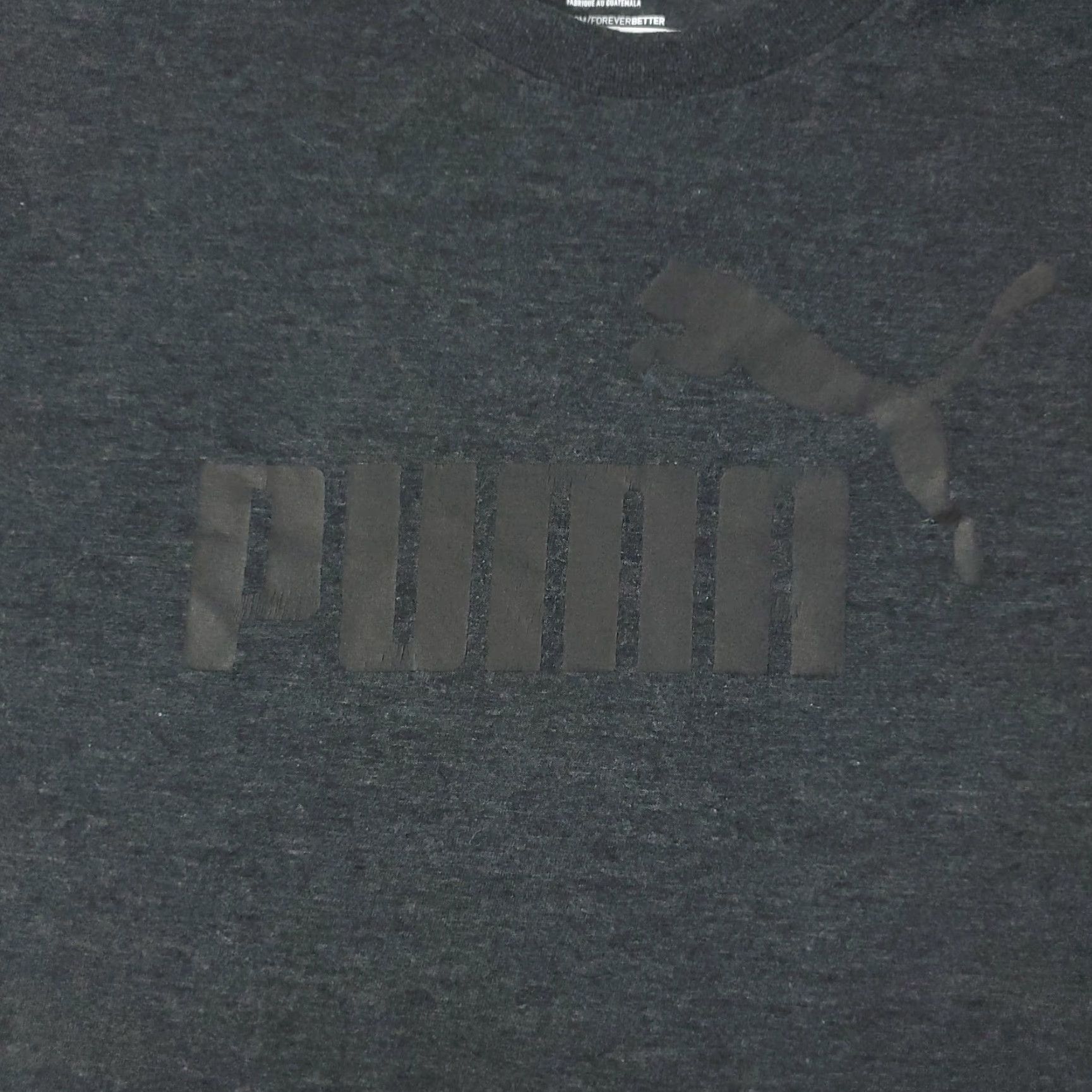 Puma Puma T Shirt Mens Size Medium Gray Logo Short Sleeve Casual Cotton Blend Crew Neck Vintage No Size US M / EU 48-50 / 2 - 2 Thumbnail