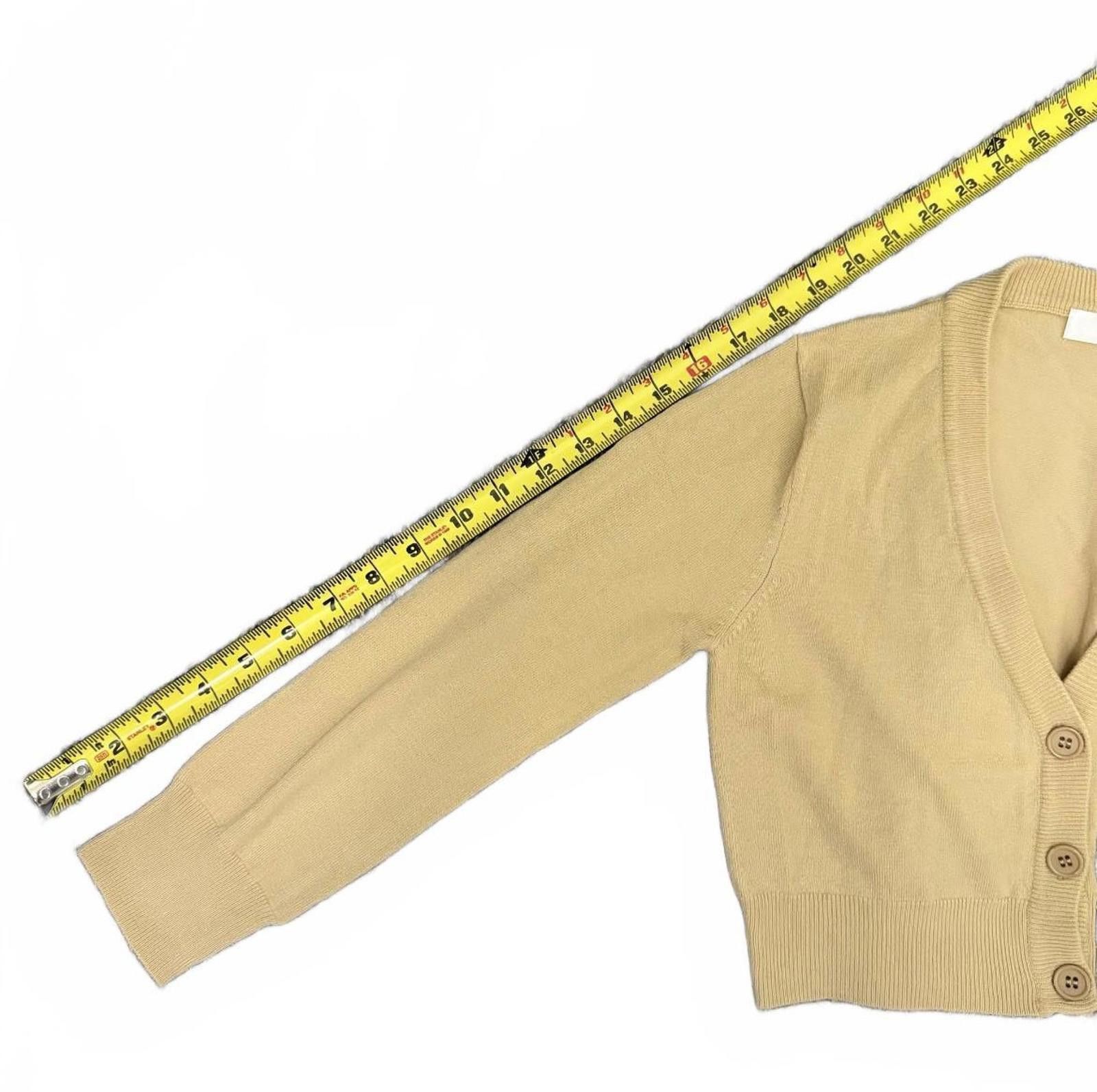 Other FIT APPAREL Cropped Cardigan in Beige (MEDIUM) Size M / US 6-8 / IT 42-44 - 4 Thumbnail