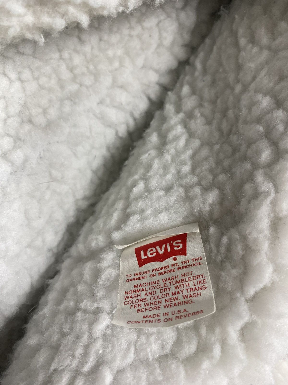 Levi's Vintage Clothing 80’s Vintage Levi’s Auth. Sherpa-Lined Denim Trucker Jacket Size US M / EU 48-50 / 2 - 5 Thumbnail