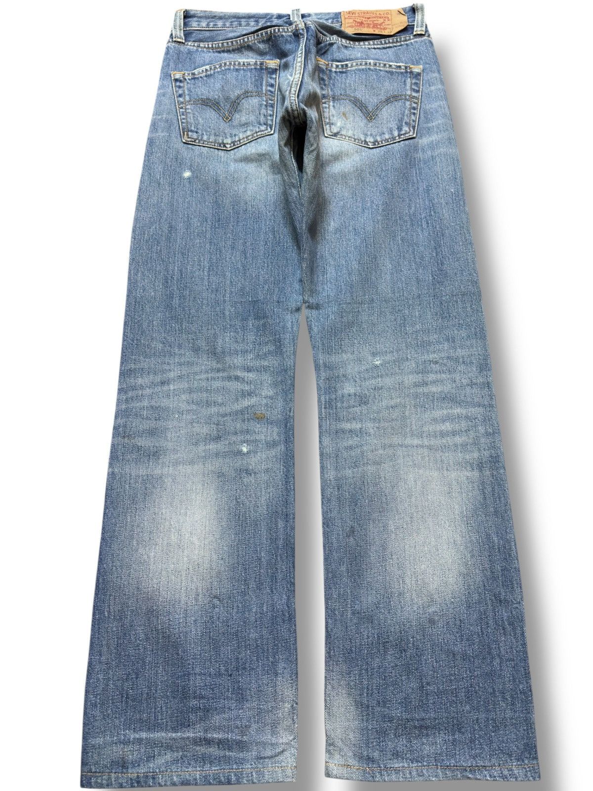 Levi's Vintage Levi’s 501 Faded Ripped Distressed Denim Size US 28 / EU 44 - 5 Thumbnail