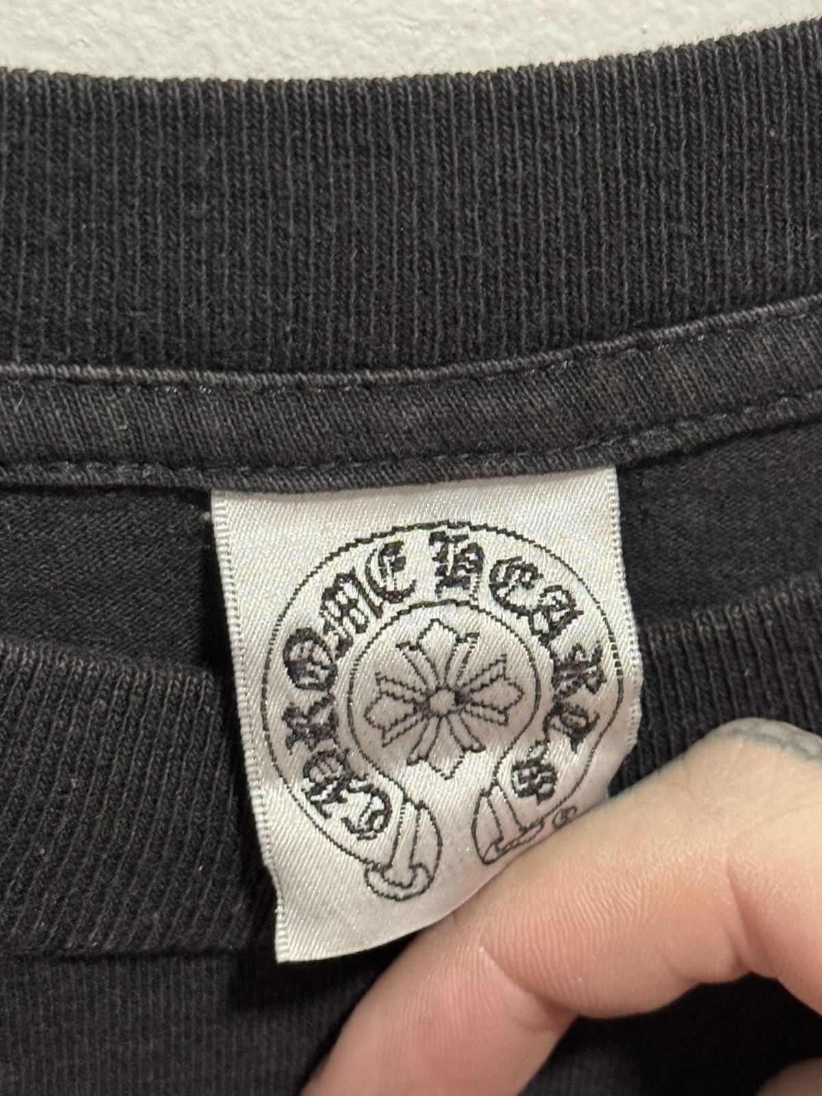 Chrome Hearts Chrome Hearts Horseshoe with Scroll Pocket tee Size US S / EU 44-46 / 1 - 4 Thumbnail