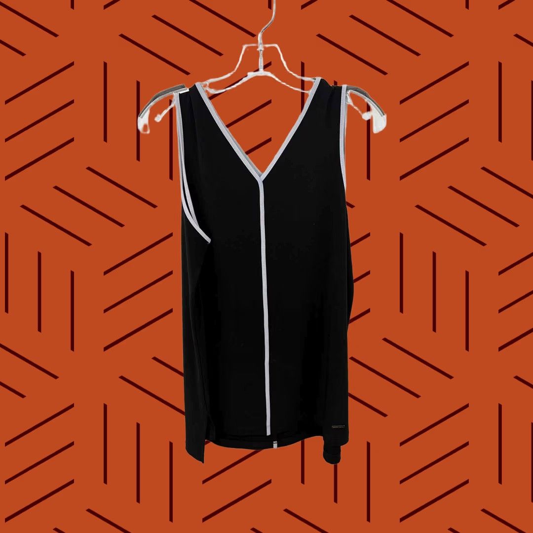 Anne Klein Anne Klein Tank Top Black Size Medium Pre-Owned Size M / US 6-8 / IT 42-44 - 1 Thumbnail