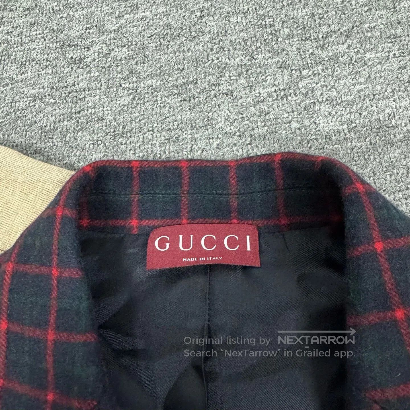 Gucci Gucci Plaid Logo Wool Blazer. Size US M / EU 48-50 / 2 - 6 Thumbnail