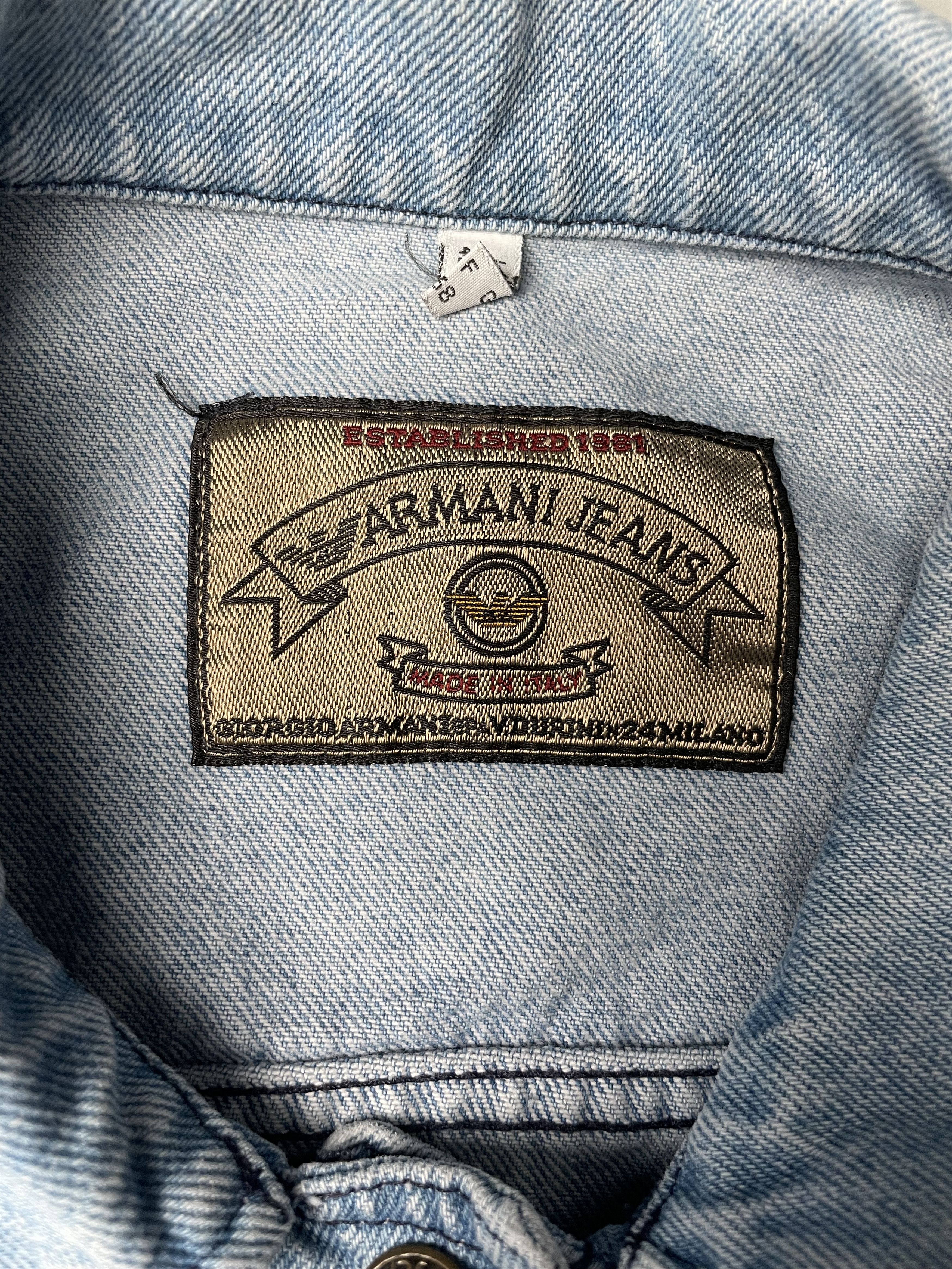 Armani vintage Armani Jeans women's denim jacket Size M / US 6-8 / IT 42-44 - 4 Thumbnail