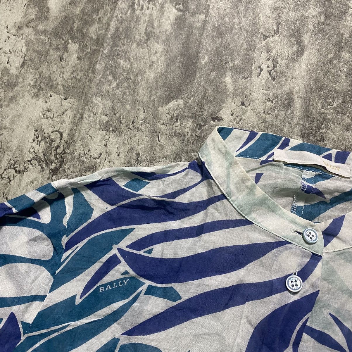 Bally Vintage Bally Women Print Shirt Size S / US 4 / IT 40 - 3 Thumbnail