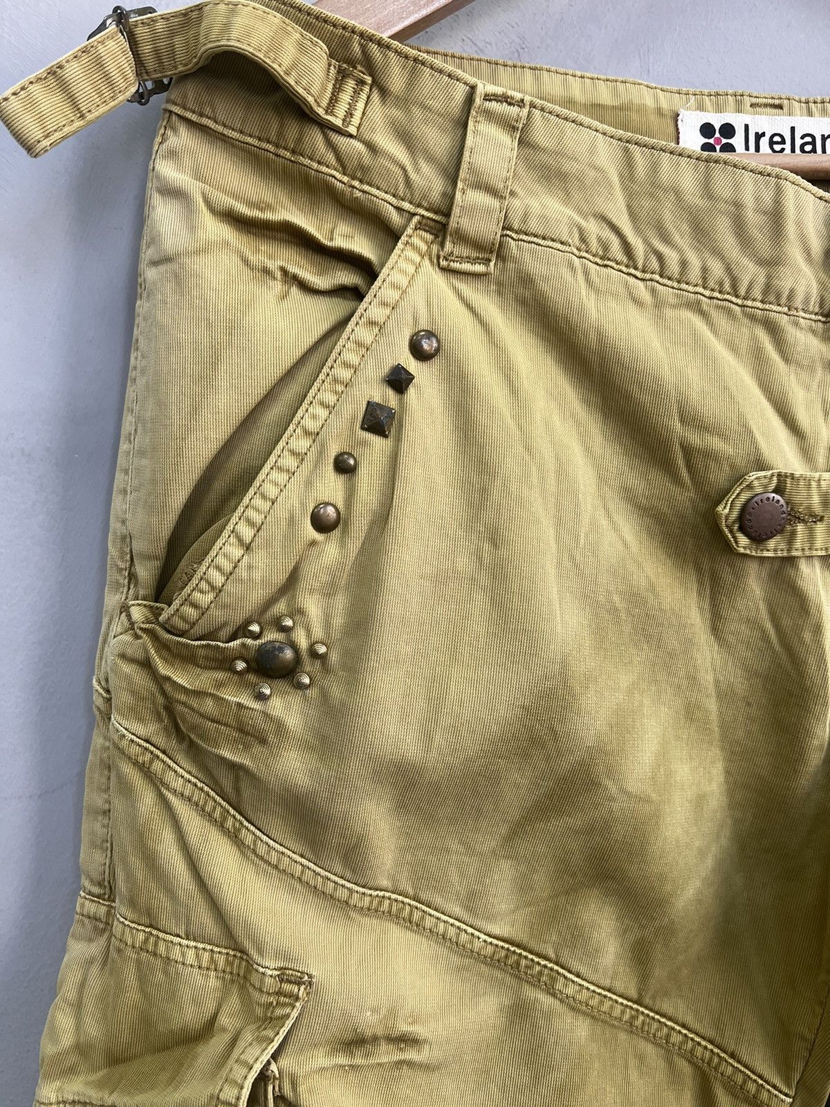 JNCO × Vintage Wide Y2K JNCO style Shorts Embroidered Flames Crown Size US 34 / EU 50 - 5 Thumbnail