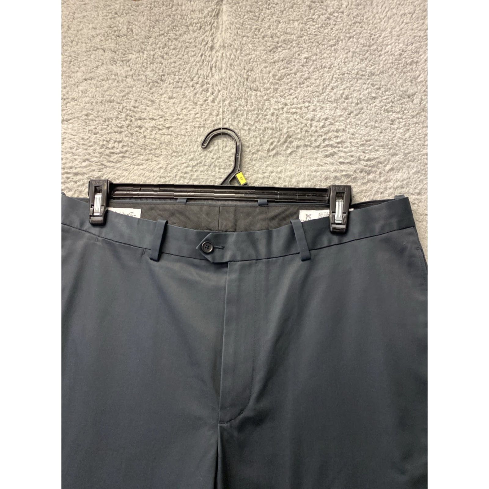 Nordstrom VINTAGE Nordstrom Chino Pants Mens 36x34 Black Flat Front Basic / Preppy 127-14 Mens Size US 36 / EU 52 - 2 Thumbnail