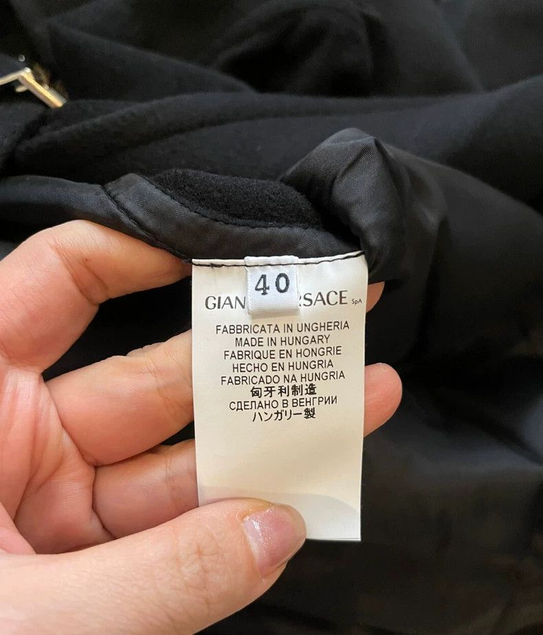 Versace Cashmere cape coat