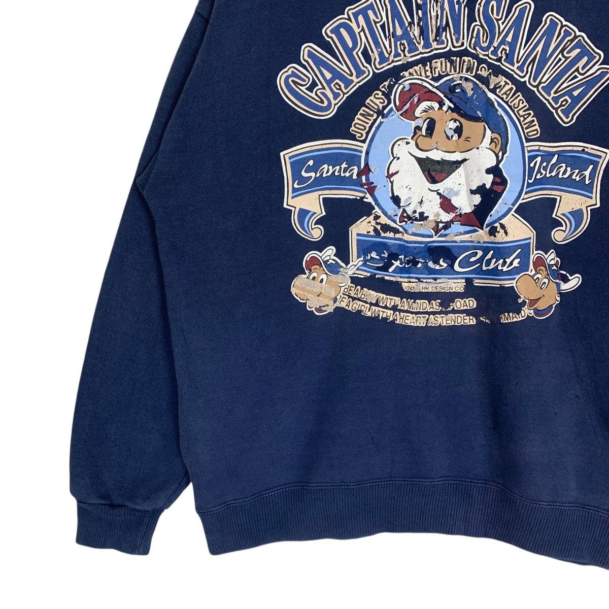 Vintage Vintage Captain Santa JapaneseBrand StreetWear Hoodie Size US L / EU 52-54 / 3 - 5 Thumbnail