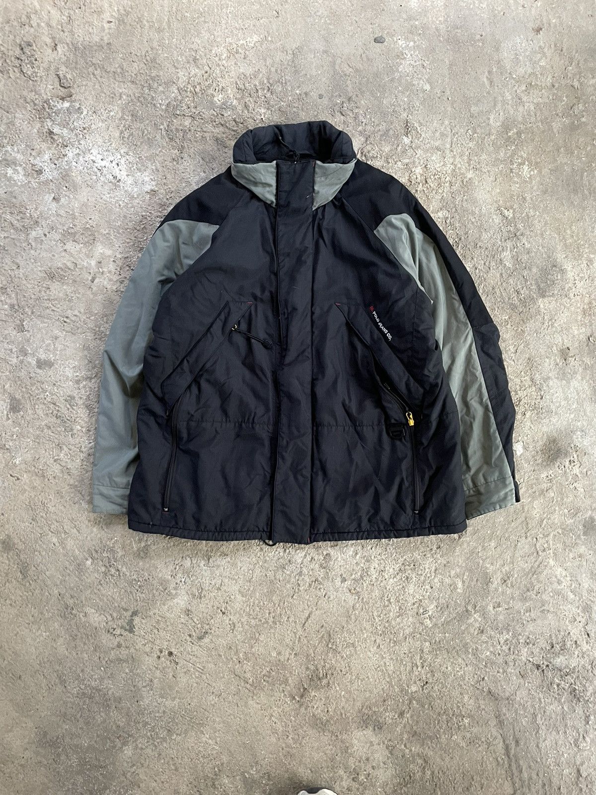 image of Polo Ralph Laurent Rl-67 Arctic Challenge Puffer Coat Jacket in Black, Men's (Size Large)