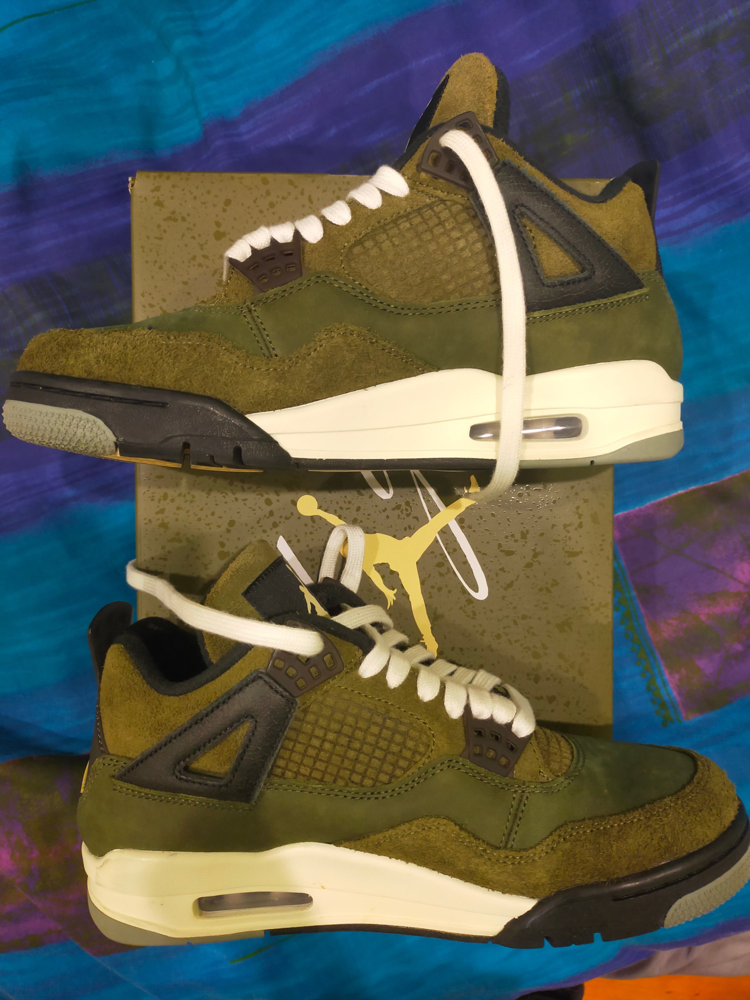Jordan Brand Jordan 4 Olive Nike air retro SE Craft size 8 m / 9.5 w Size US 8 / EU 41 - 5 Thumbnail