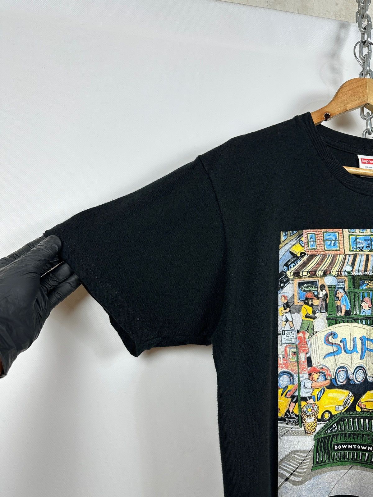Supreme Supreme Manhattan Black T-Shirt Size US M / EU 48-50 / 2 - 10 Thumbnail