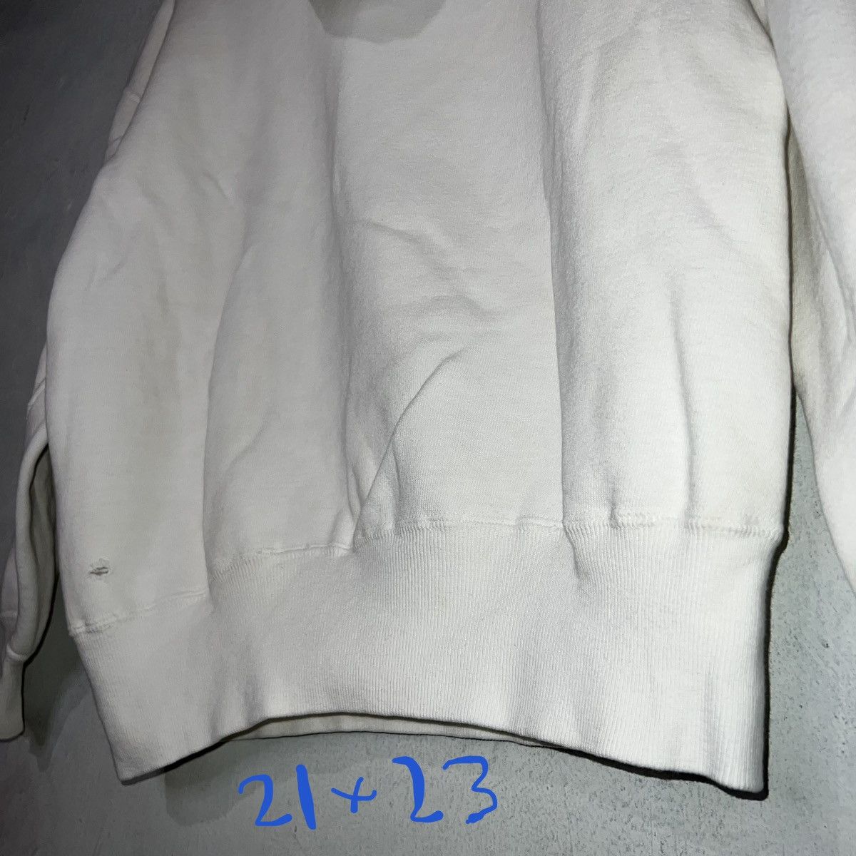 Vintage VTG DOUBLE FACE Hoodie White patchwork Size US M / EU 48-50 / 2 - 8 Thumbnail