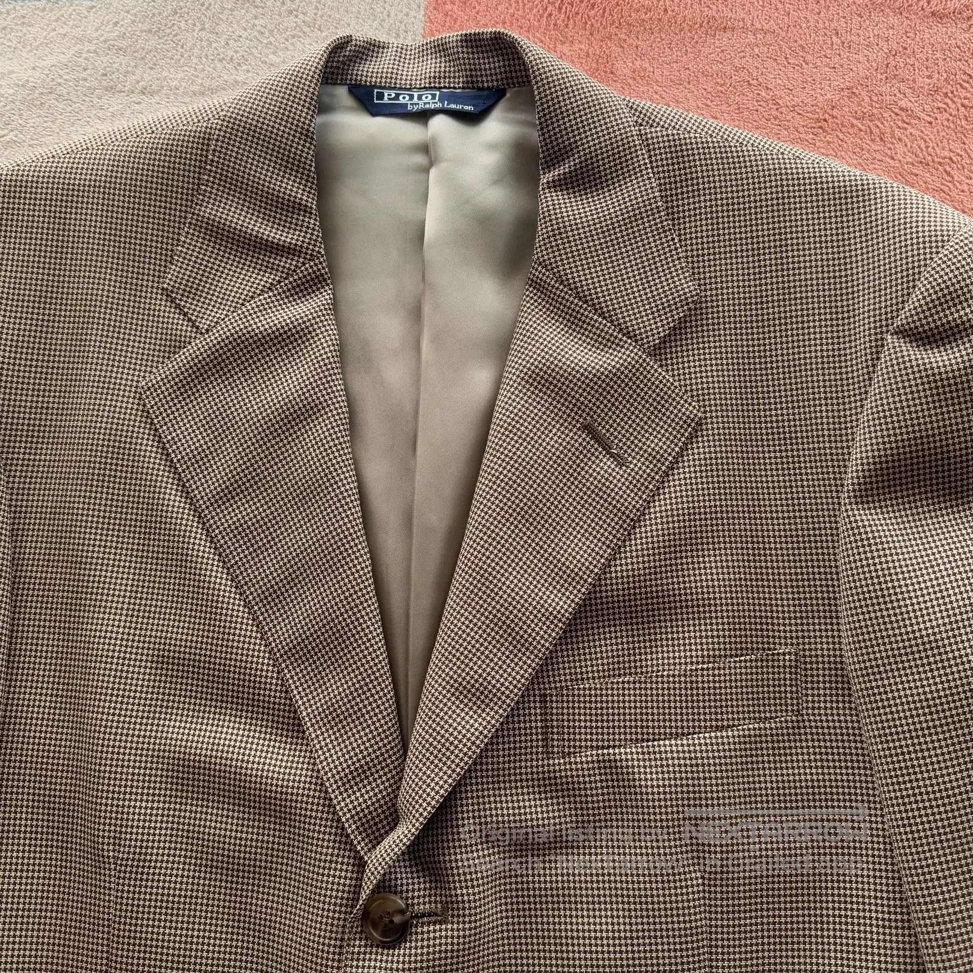 Polo Ralph Lauren Ralph Lauren Houndstooth Wool Blazer. Size US M / EU 48-50 / 2 - 2 Thumbnail