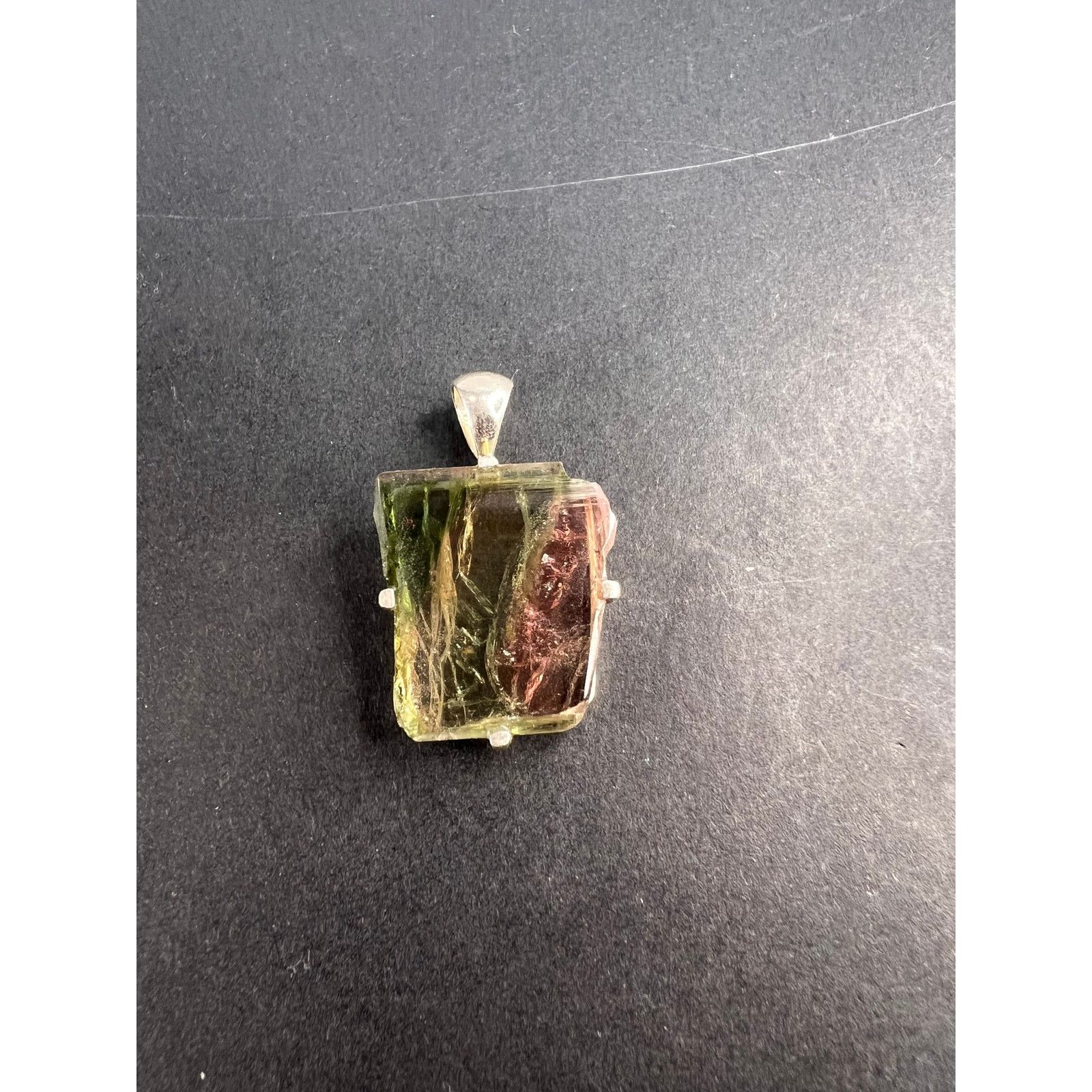 Other NEW watermelon tourmaline sterling silver pendant 2.52 grams Size ONE SIZE - 9 Thumbnail