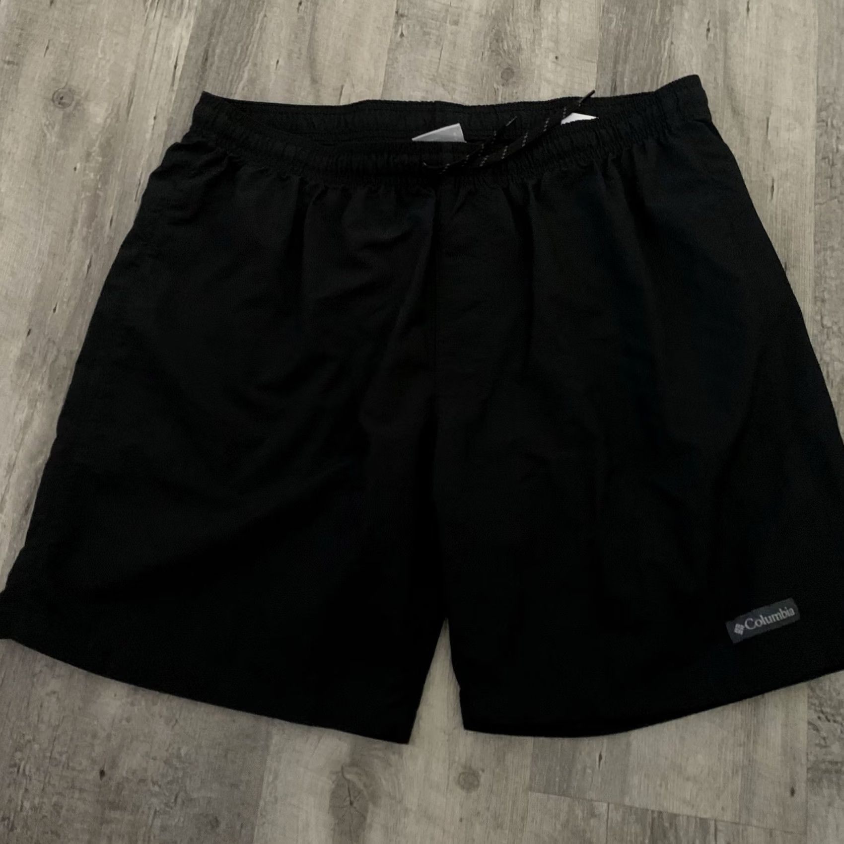 Vintage Columbia Sportswear Shorts Mens Large Black Lightweight Pull-On One Pocket Size US 33 - 5 Thumbnail