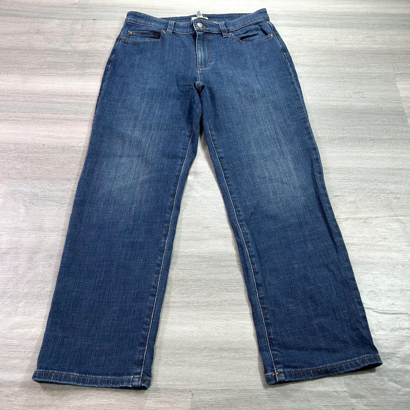 Eileen Fisher Eileen Fisher Jeans Womens 18 Blue Mid Rise Straight Denim Size 40" / US 18 - 2 Thumbnail