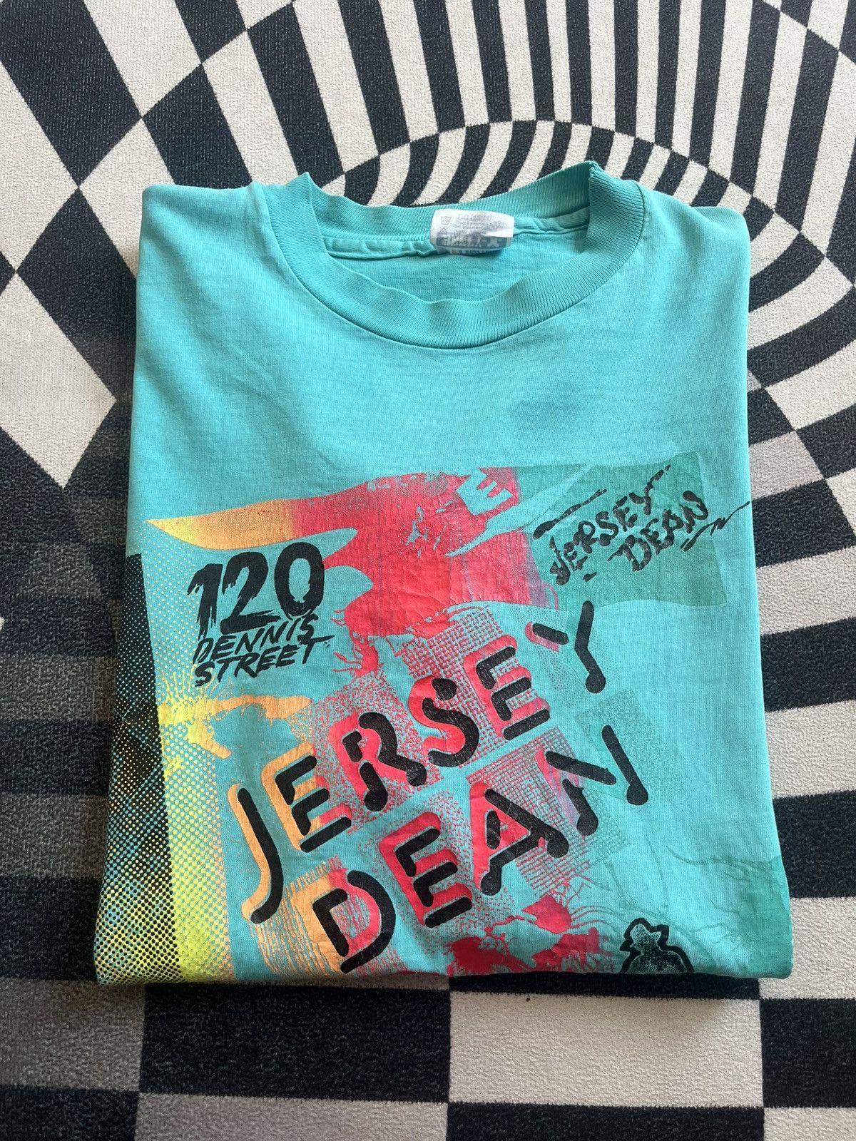 Vintage Vintage JERSEY DEAN Do the Right Thing 90’s Tshirt Size US L / EU 52-54 / 3 - 1 Thumbnail