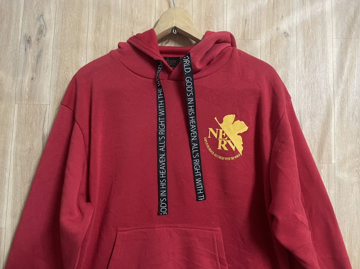 Japanese Brand × Vintage Vintage Evangelion Hoodie M Eva 2 Khara Anime Manga Movie Size US M / EU 48-50 / 2 - 2 Thumbnail