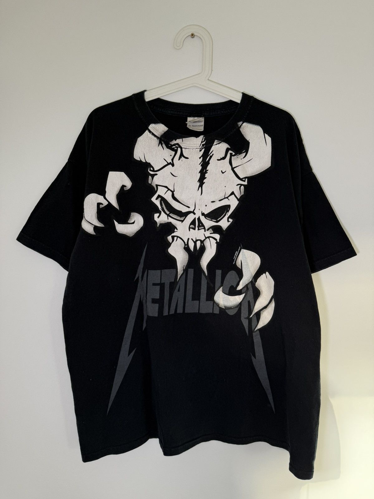 Band Tees × Metallica × Vintage Metallica Skull T Shirt vintage Merch XL big face screen Size US XL / EU 56 / 4 - 1 Thumbnail