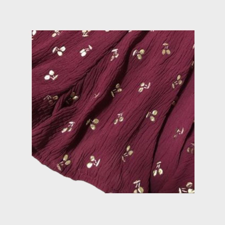 Nordstrom L'atiste | High Waisted Boho Cherries Shorts | Medium Size 28" / US 6 / IT 42 - 4 Thumbnail