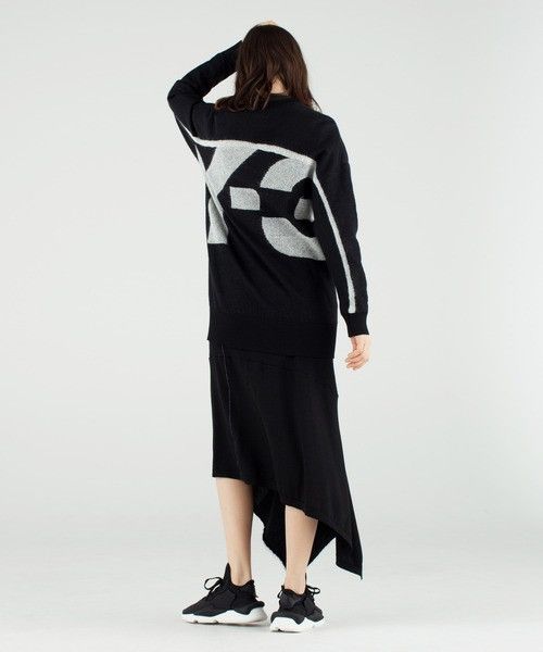 Japanese Brand Y-3 mohair/polyamid sheer knit crew sweater Size XS / US 0-2 / IT 36-38 - 1 Thumbnail