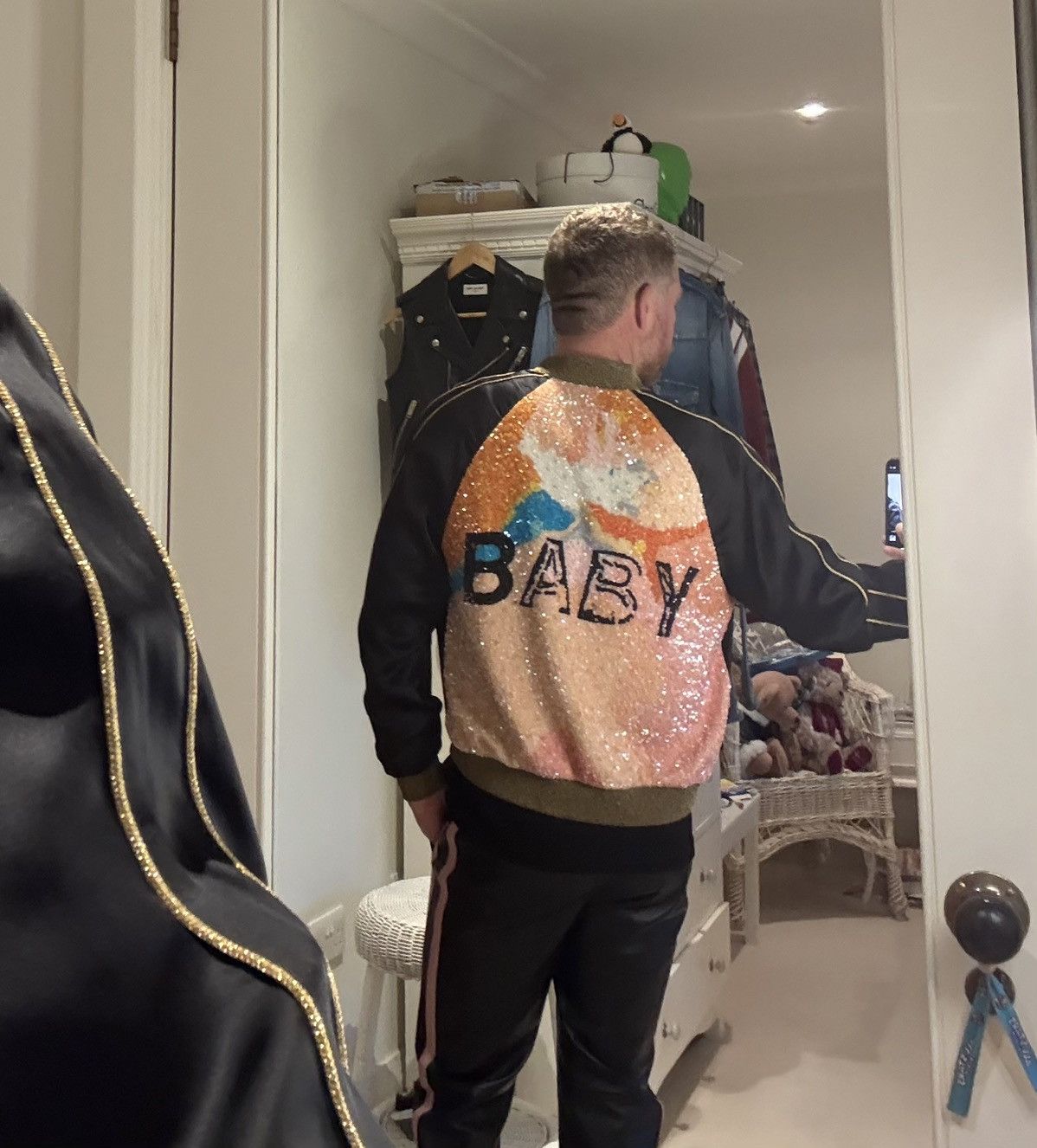 Saint Laurent Paris Holy Grail SS16 Saint Laurent Hedi Slimane Baby Teddy jacket Size US M / EU 48-50 / 2 - 4 Thumbnail