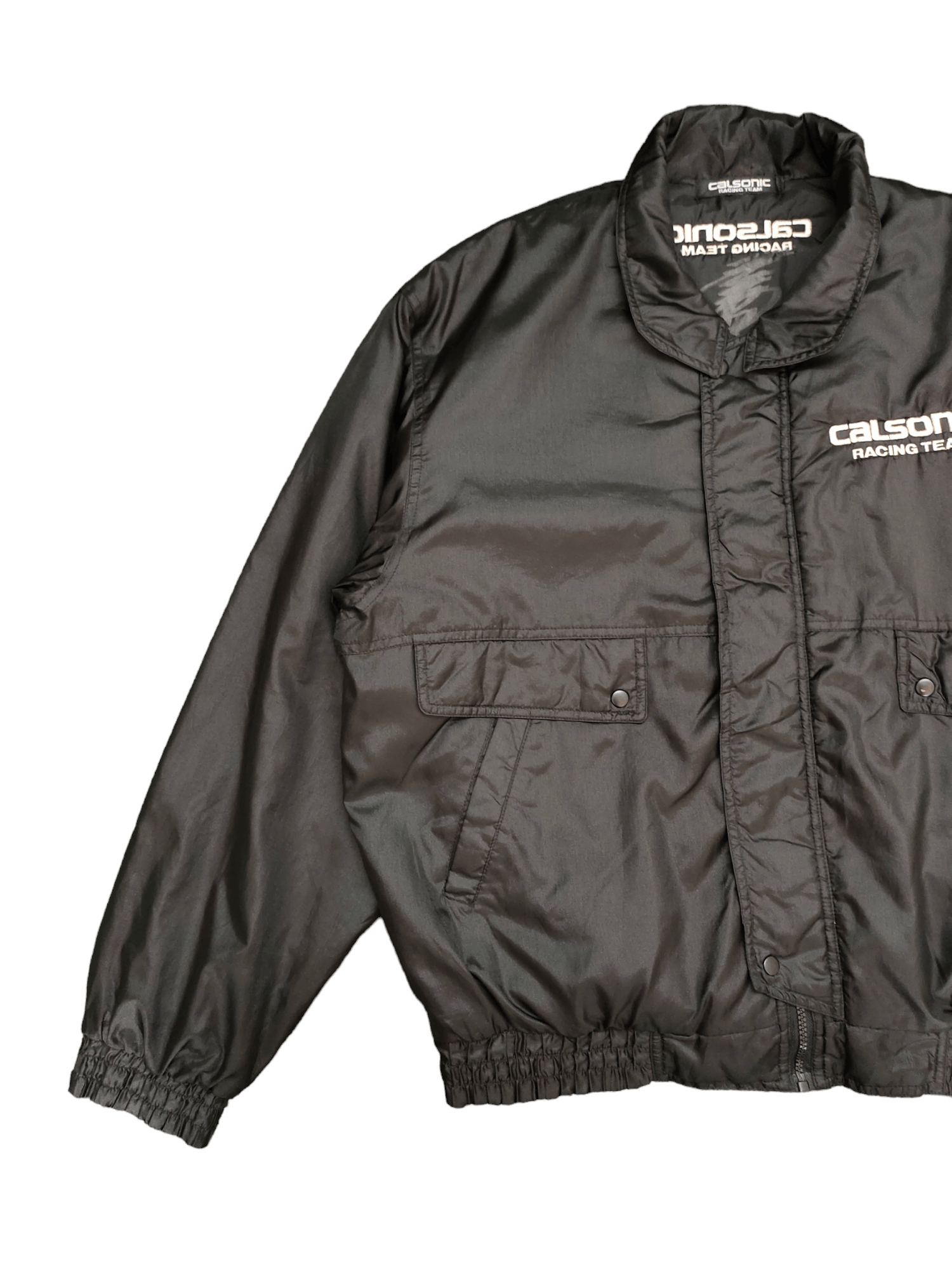 Vintage Vintage Calsonic Racing Team Embroidered Bomber Jacket Size US XL / EU 56 / 4 - 6 Thumbnail