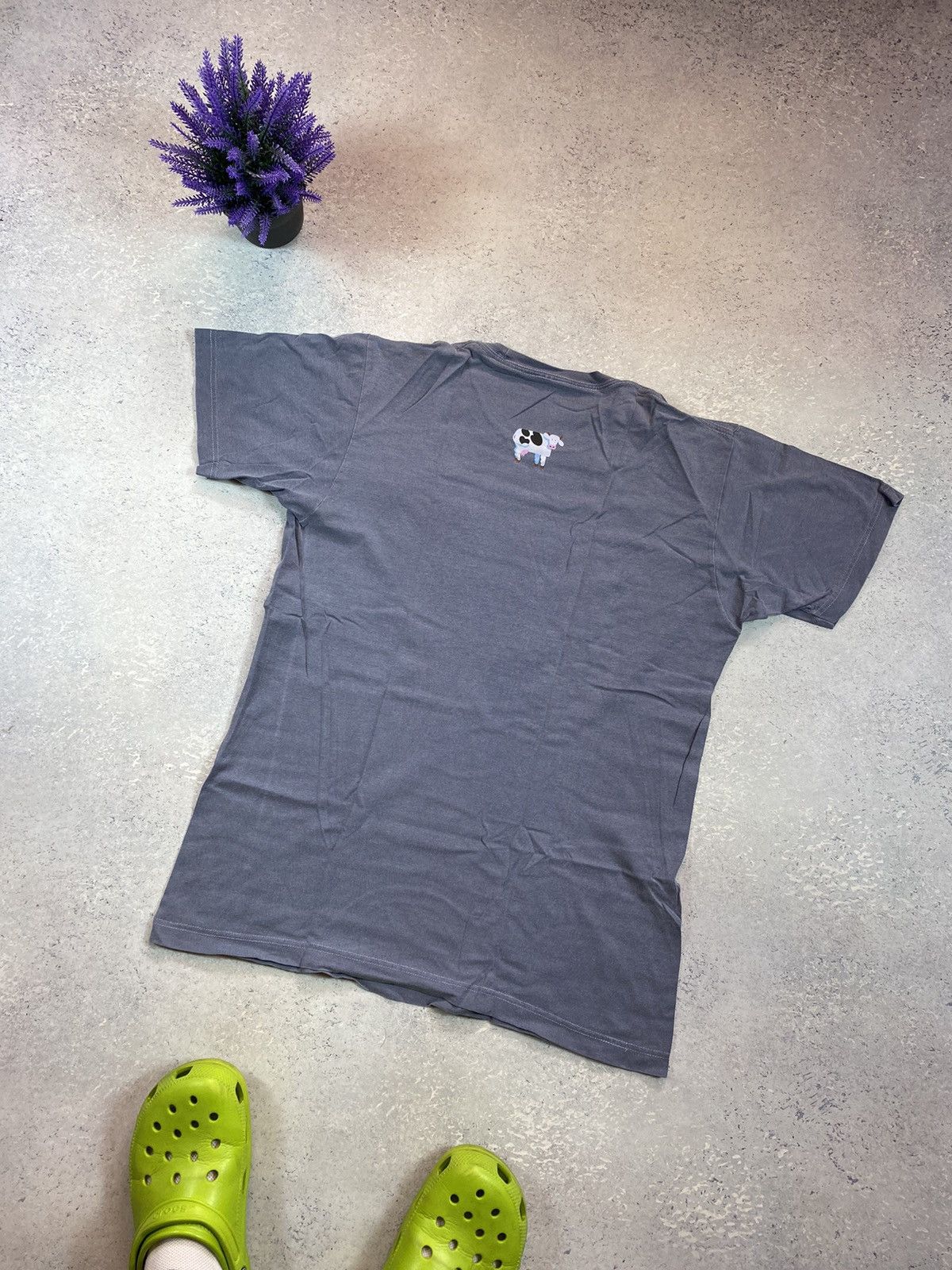 Designer × Icecream The Cows Icecream Men’s Blue T-shirt With Big Logo Size US M / EU 48-50 / 2 - 5 Thumbnail