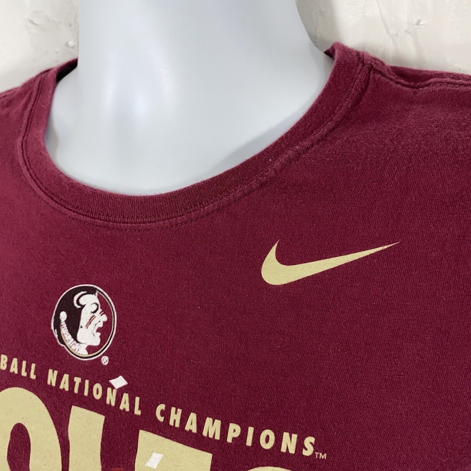 Nike Nike Florida State Seminoles Medium Slim 2013 T Shirt Size M / US 6-8 / IT 42-44 - 2 Thumbnail