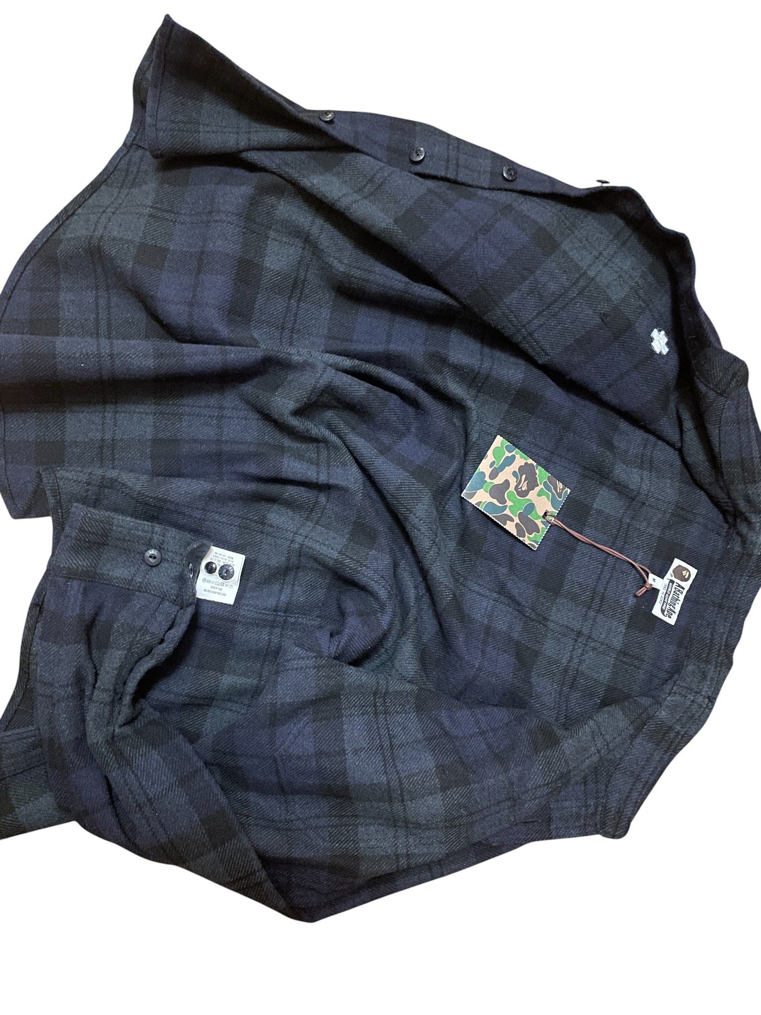 Bape A Bathing Ape (BAPE) Plaid Shirt Jacket Size US M / EU 48-50 / 2 - 6 Thumbnail